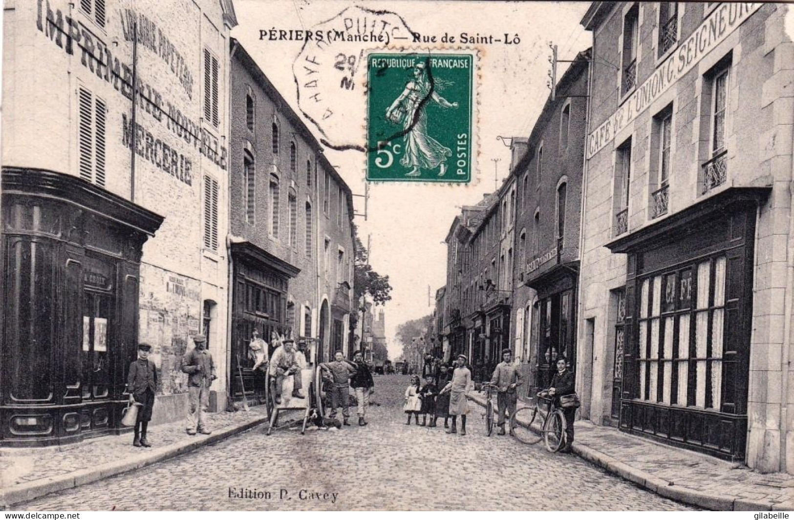 50 - Manche - PERIERS - Rue De Saint Lo - Sonstige & Ohne Zuordnung