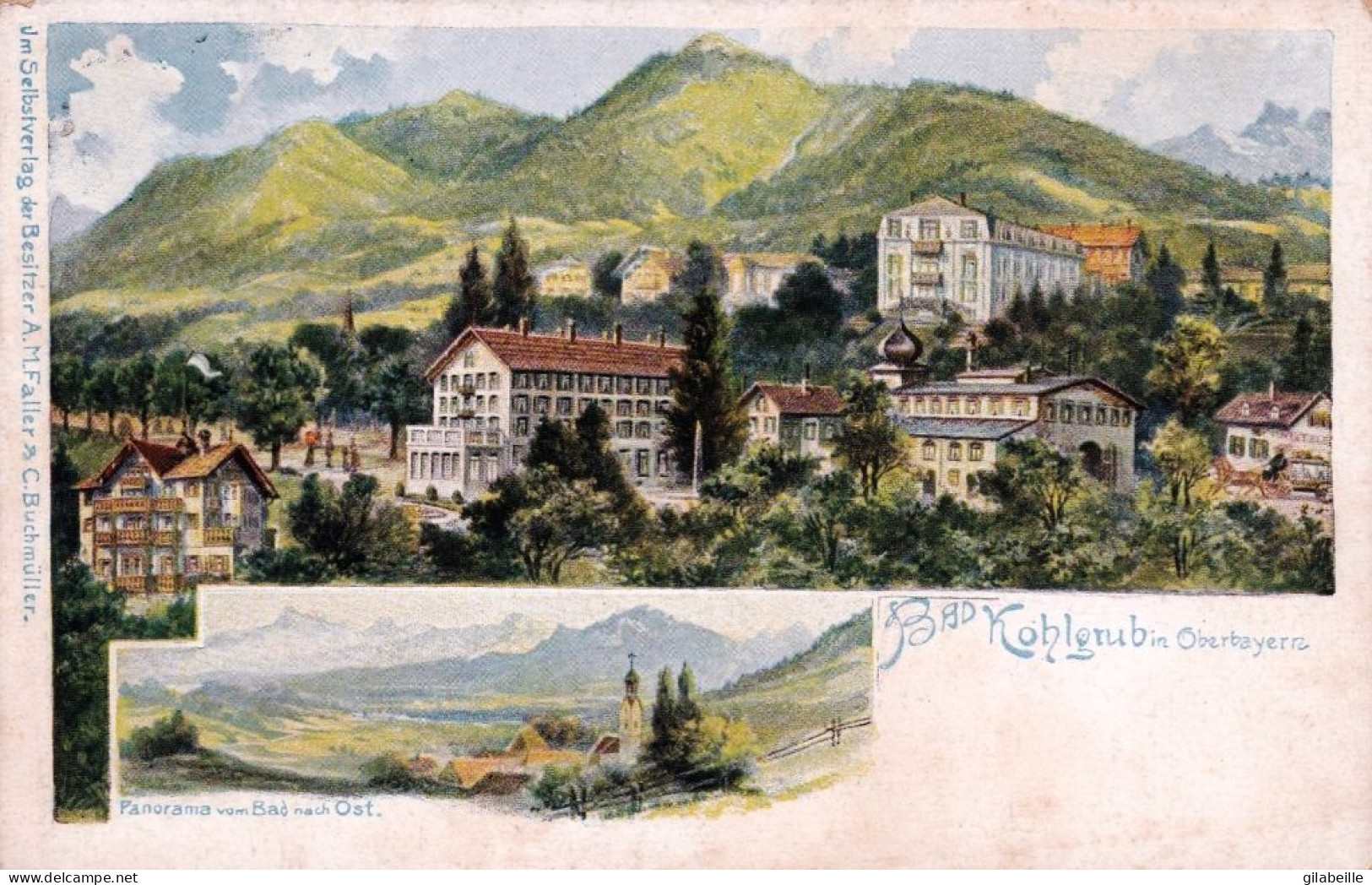 Deutschland - BAD KOHLGRUB In Oberbayern ( Garmisch-Partenkirchen ) Litho - Andere & Zonder Classificatie