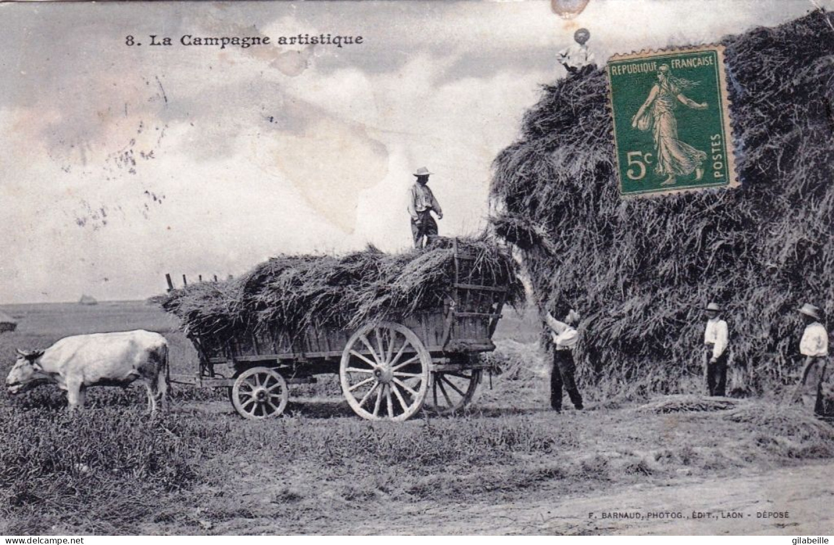 Agriculture - La Vie Aux Champs - La Moisson - Construction De La Meule - Landwirtschaftl. Anbau