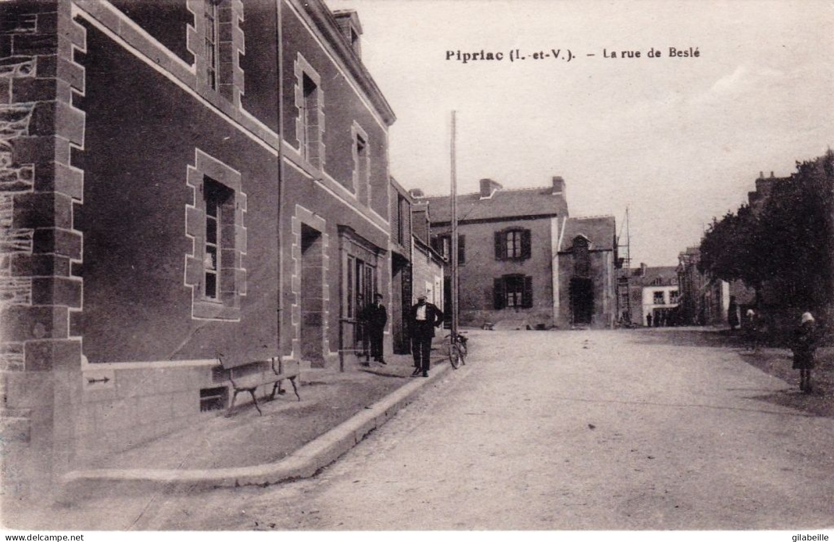 35 - Ille Et Vilaine -   PIPRIAC - La Rue De Beslé - Other & Unclassified