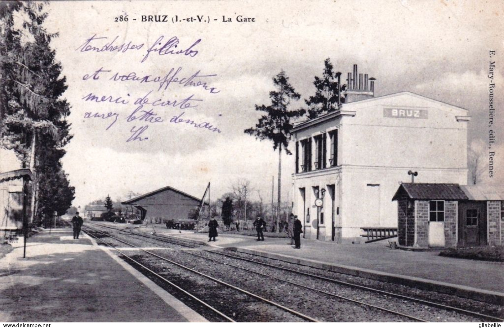 35 - Ille Et Vilaine - BRUZ - La Gare - Sonstige & Ohne Zuordnung