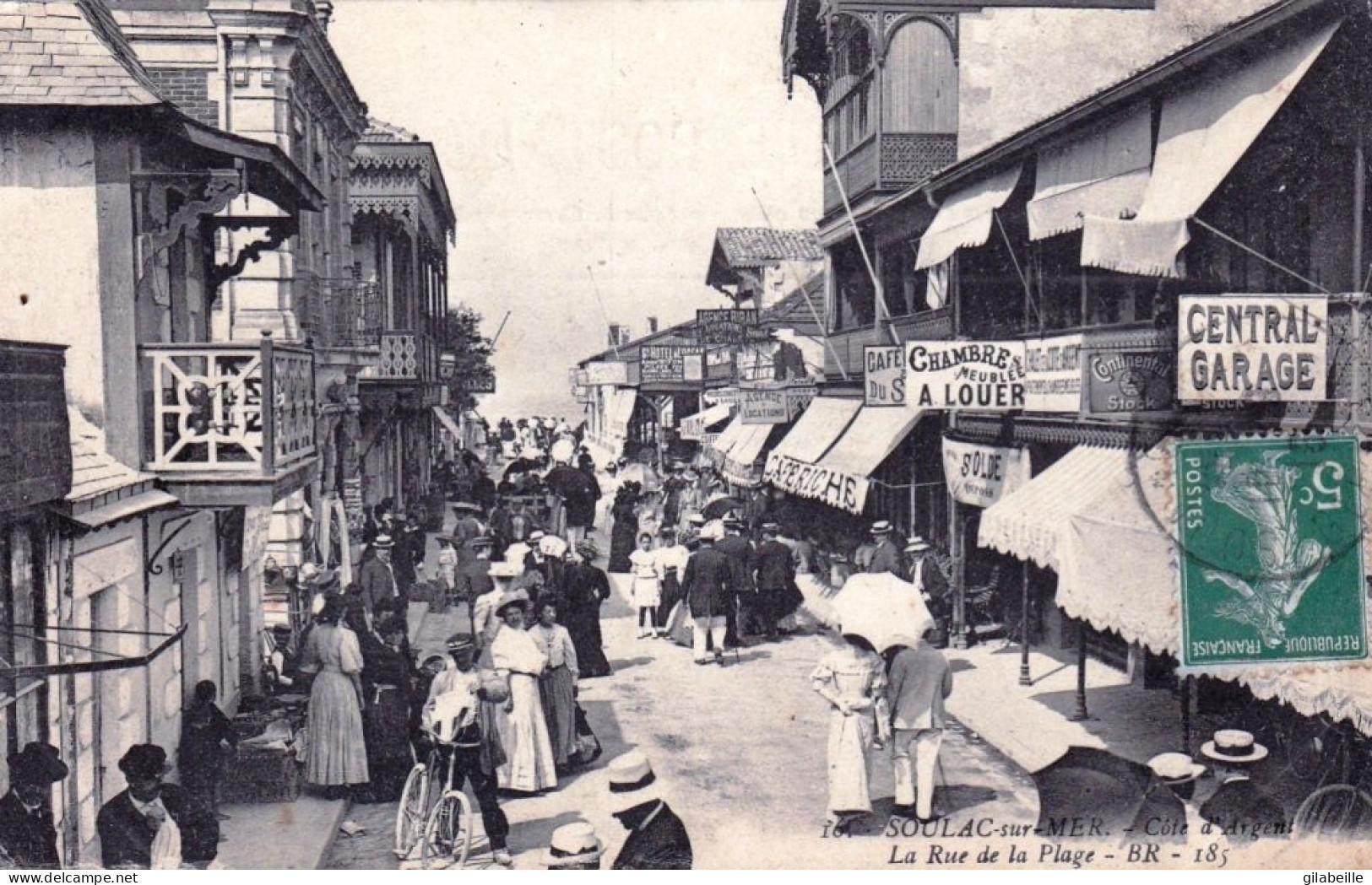 33 - Gironde - SOULAC Sur MER - La Rue De La Plage - Soulac-sur-Mer