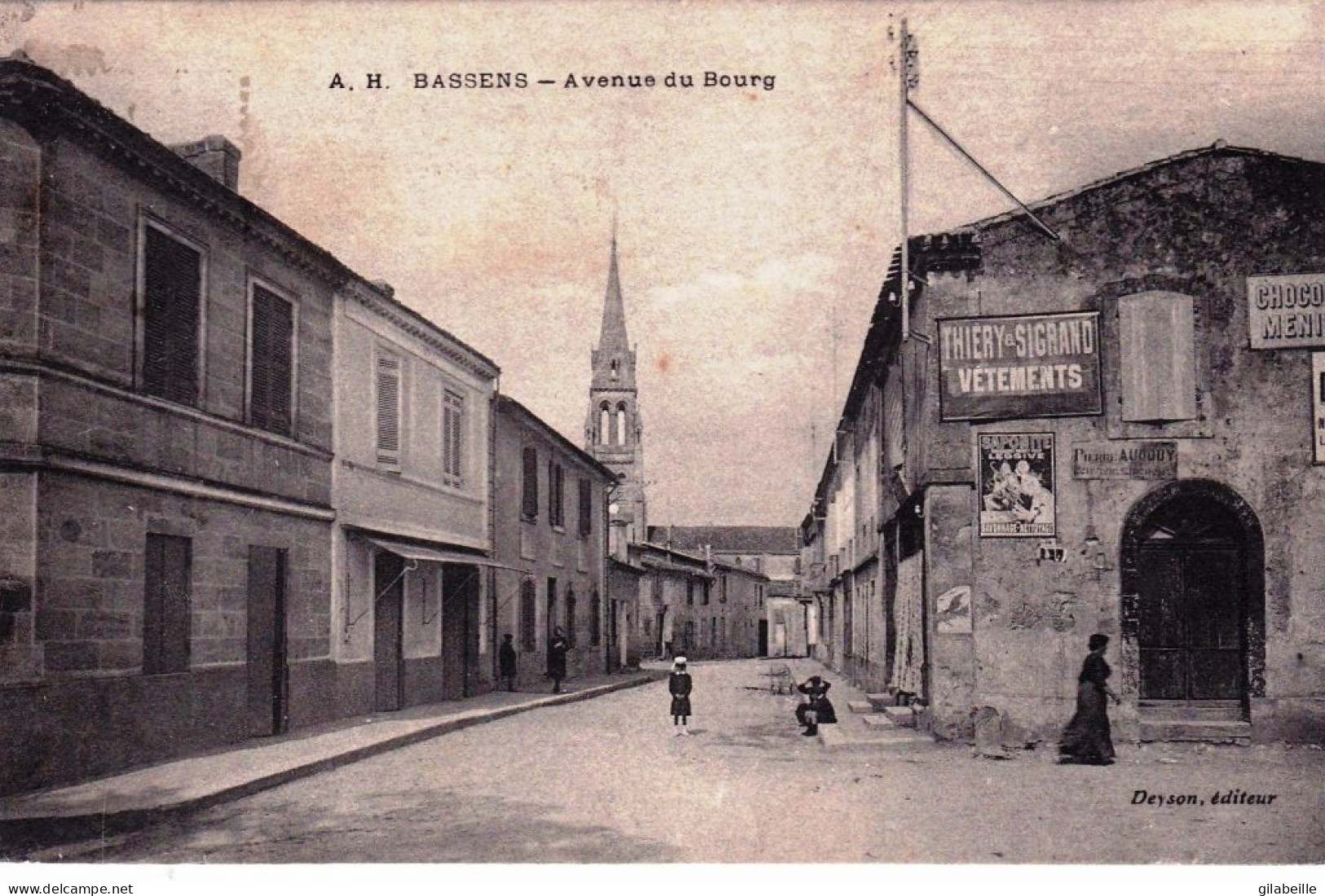 33 - Gironde - BASSENS - Avenue Du Bourg - Andere & Zonder Classificatie