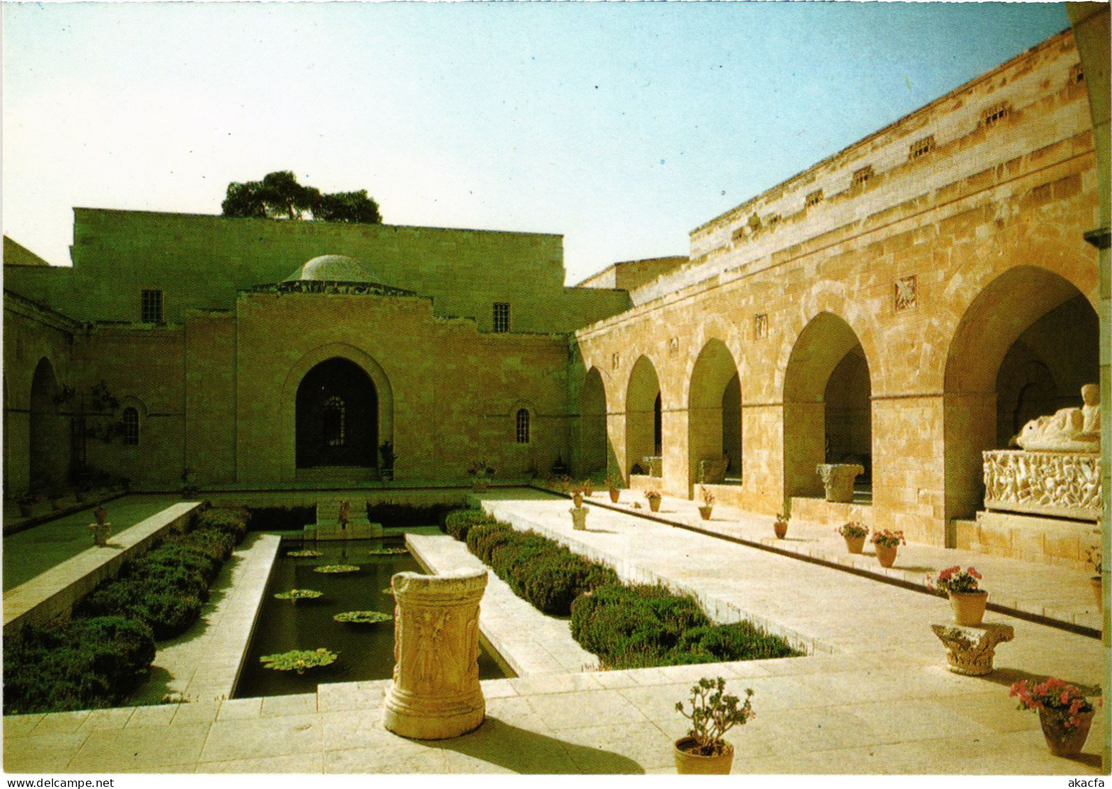 CPM AK Jerusalem The Israel Museum Central Court With Pool ISRAEL (1404540) - Israel