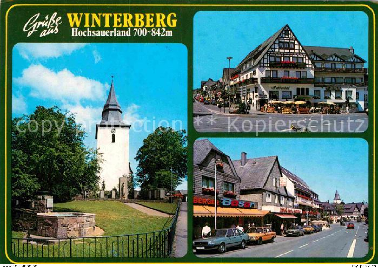 72898131 Winterberg Hochsauerland Kirche Gasthof Strassenpartie Winterberg - Winterberg