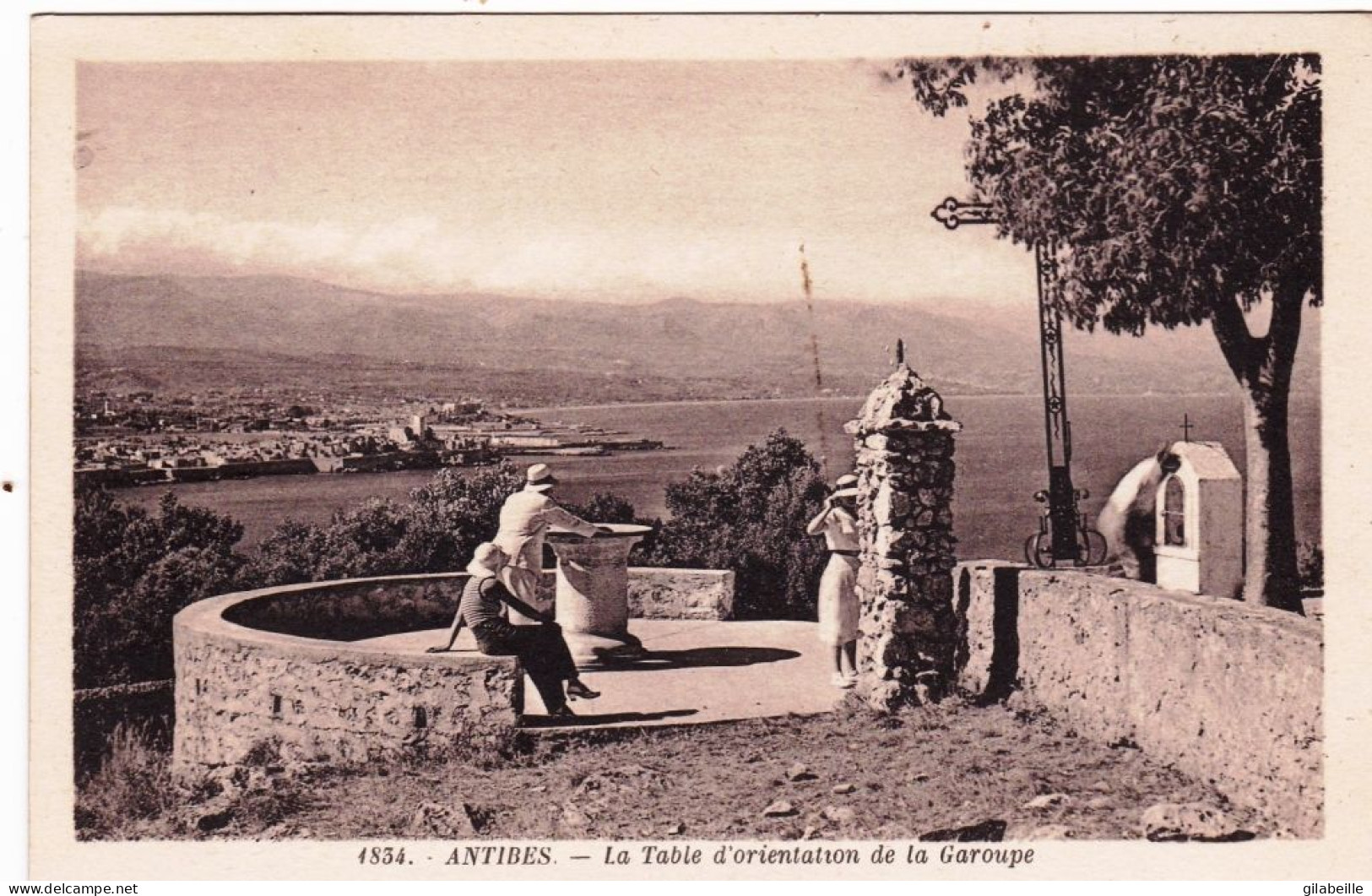 06 - Alpes Maritimes -  ANTIBES - La Table D Orientation De La Garoupe - Calvaire - Cap D'Antibes - La Garoupe