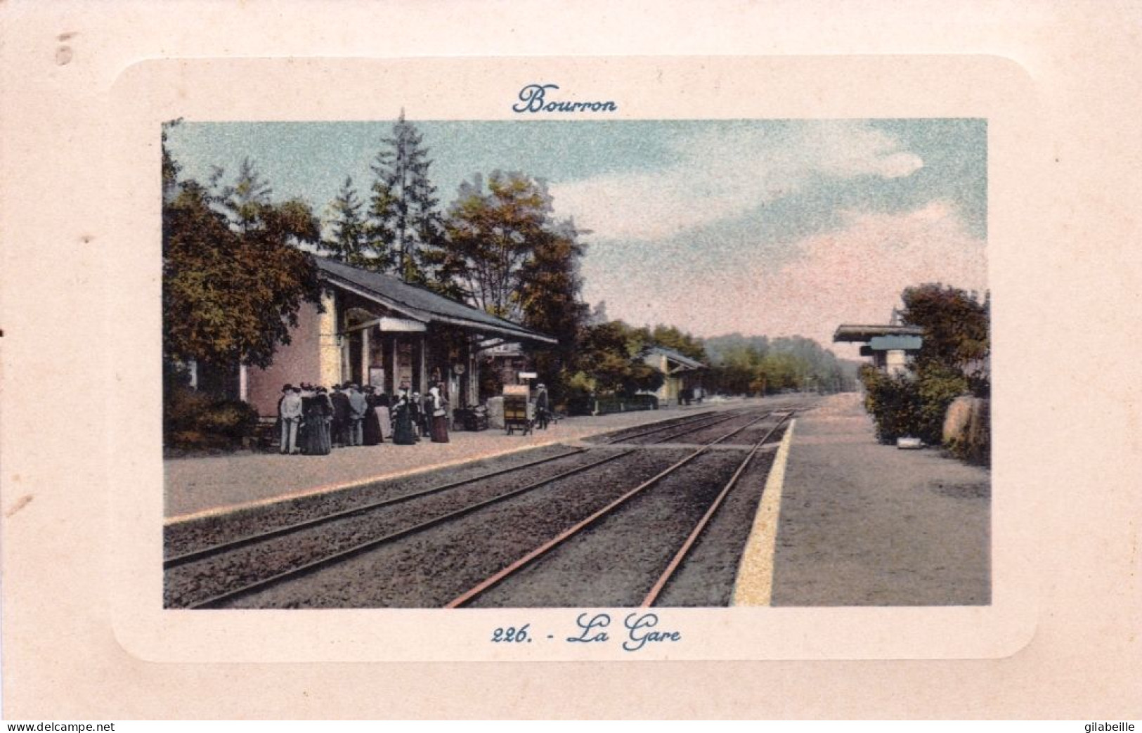 77 - Seine Et Marne -  BOURRON - MARLOTTE - La Gare - Autres & Non Classés