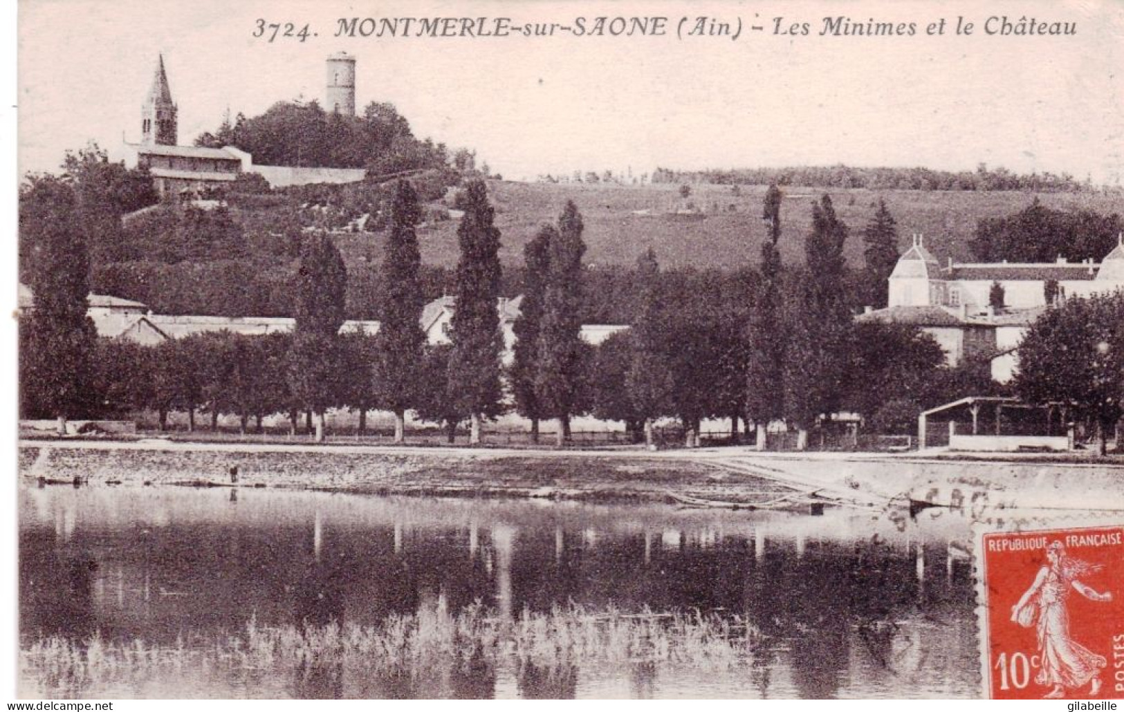 01- Ain -  MONTMERLE Sur SAONE - Les Minimes Et Le Chateau - Zonder Classificatie