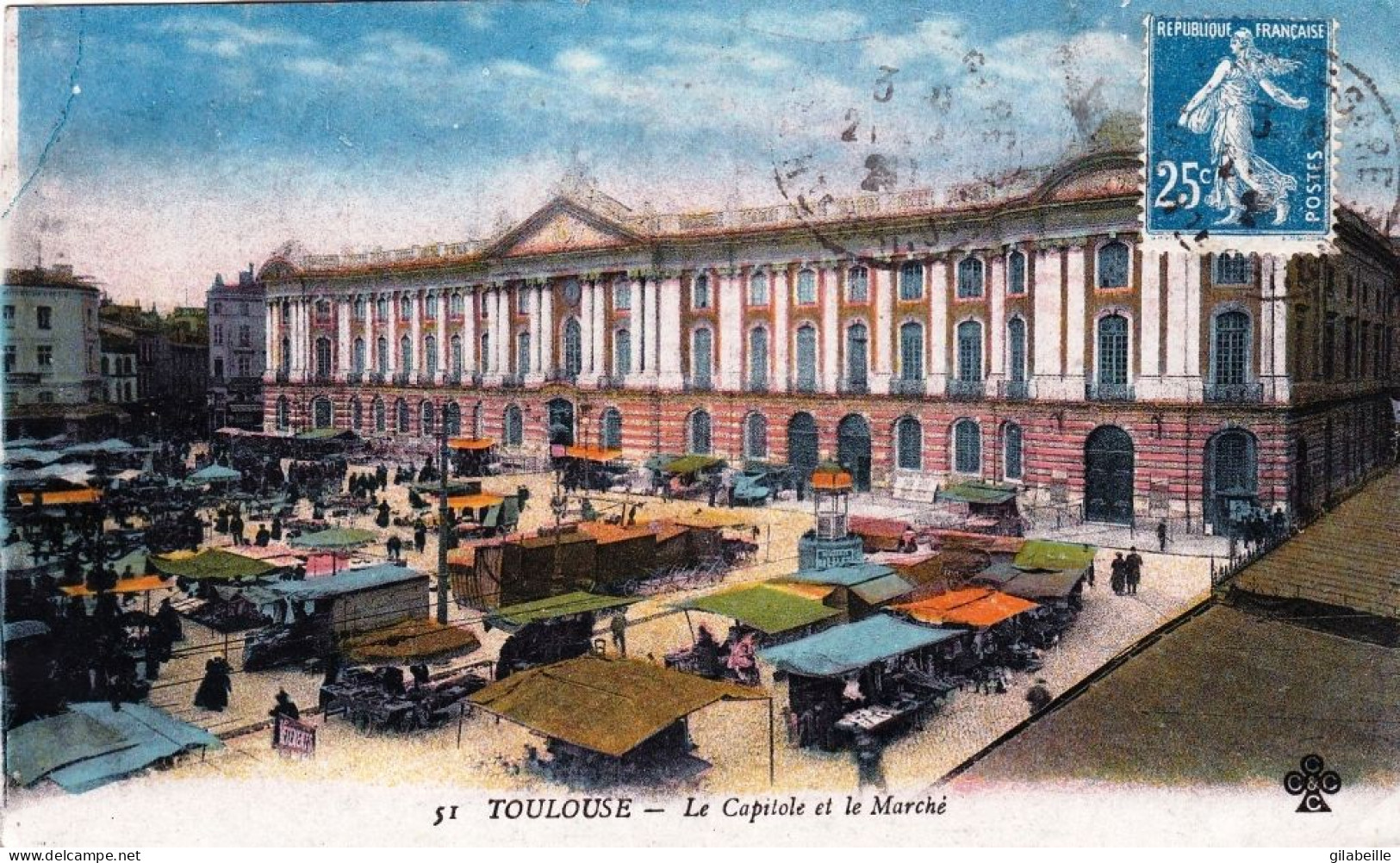31 - Haute Garonne - TOULOUSE - Le Capitole Et Le Marché - Toulouse