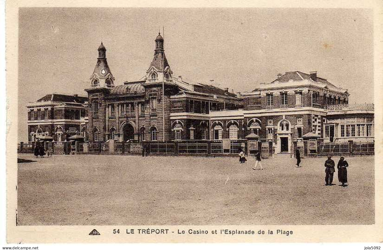 76 - LE TREPORT - Le Casino Et L'esplanade De La Plage - Le Treport