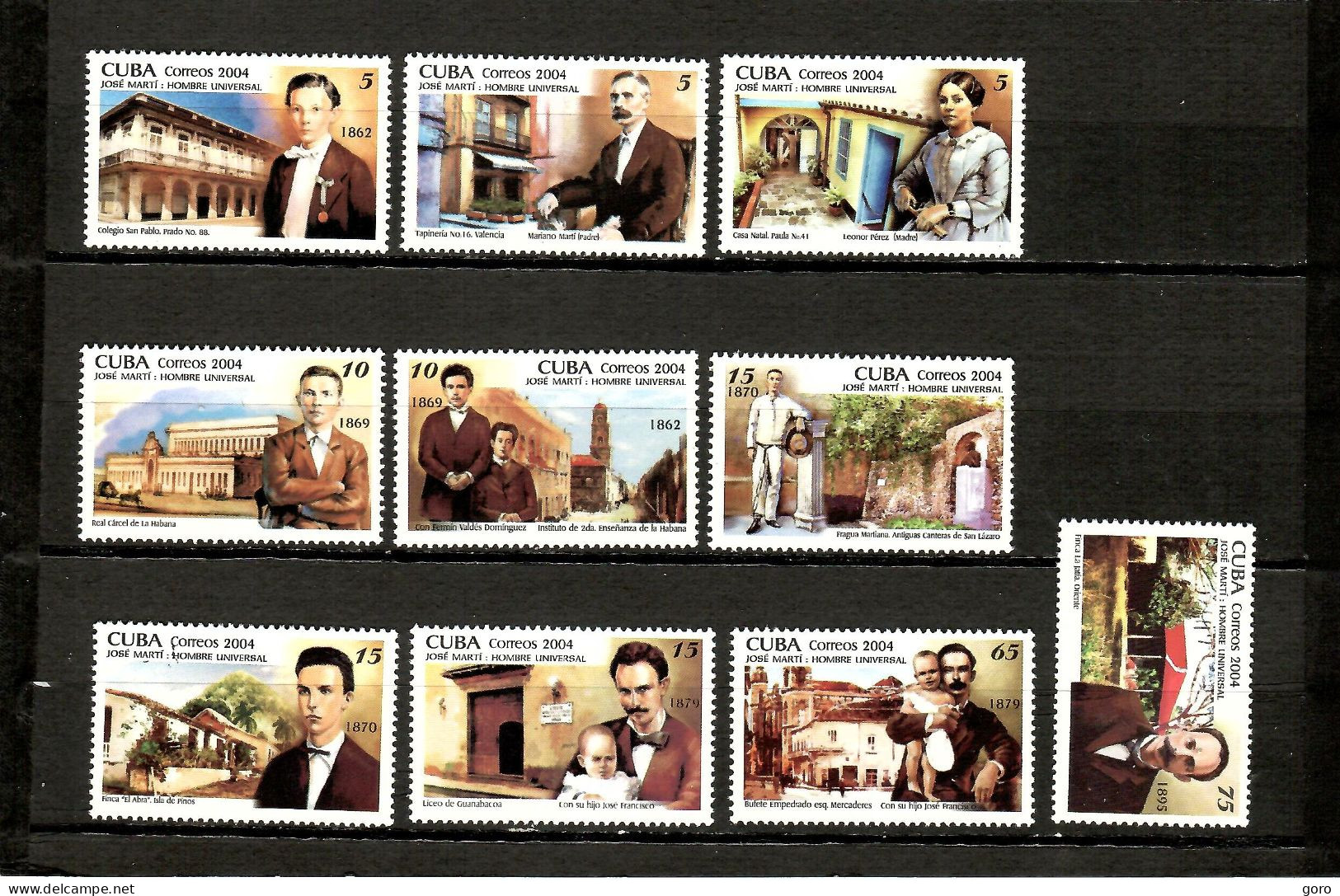 Cuba  2004  .-   Y&T  Nº   4142/51      ** - Unused Stamps