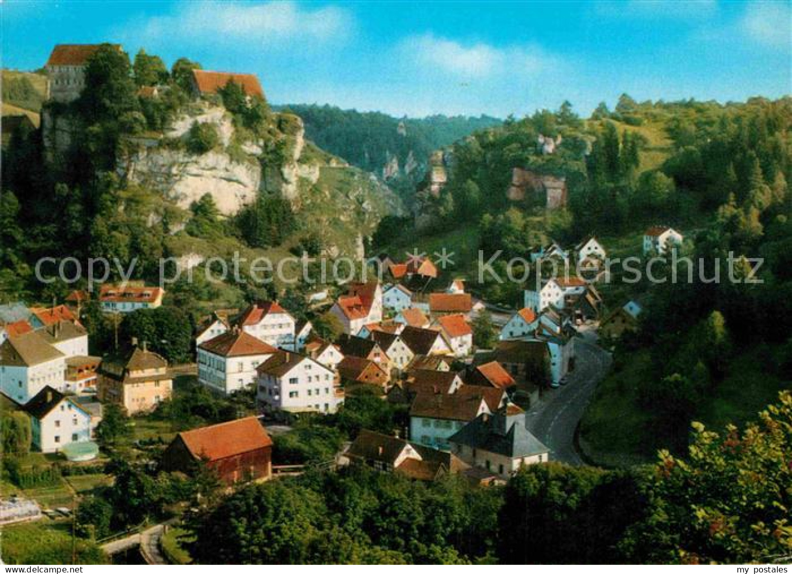 72898065 Pottenstein Oberfranken Panorama Pottenstein - Pottenstein