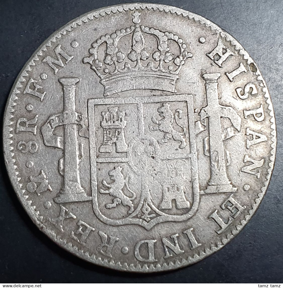 Mexico Spanish Colonial 8 Reales Carol Carolus IIII 1797 Mo FM Mexico Mint - Mexico