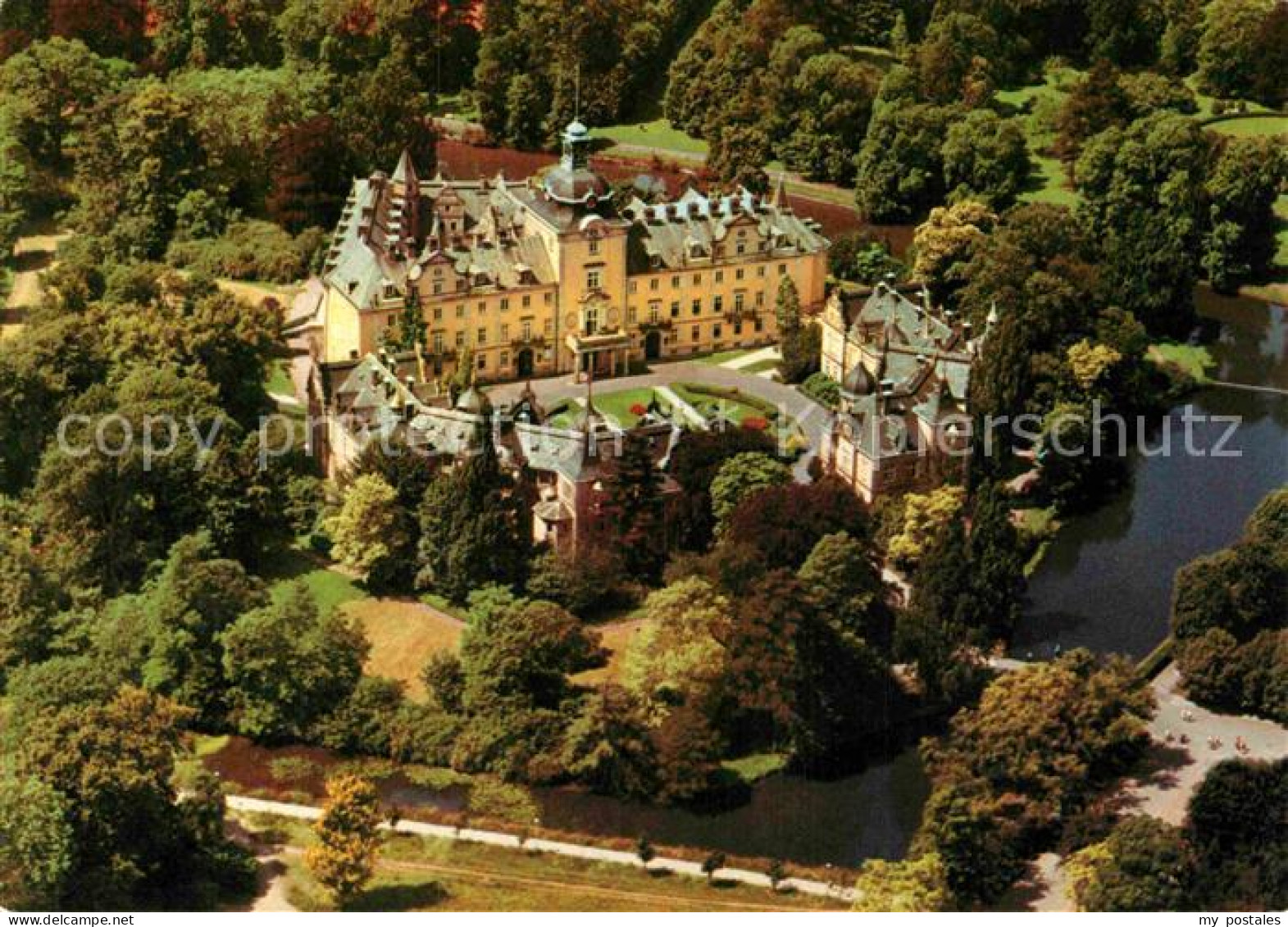 72897975 Bueckeburg Ehem Fuerstliches Residenzschloss Fliegeraufnahme Bueckeburg - Bückeburg