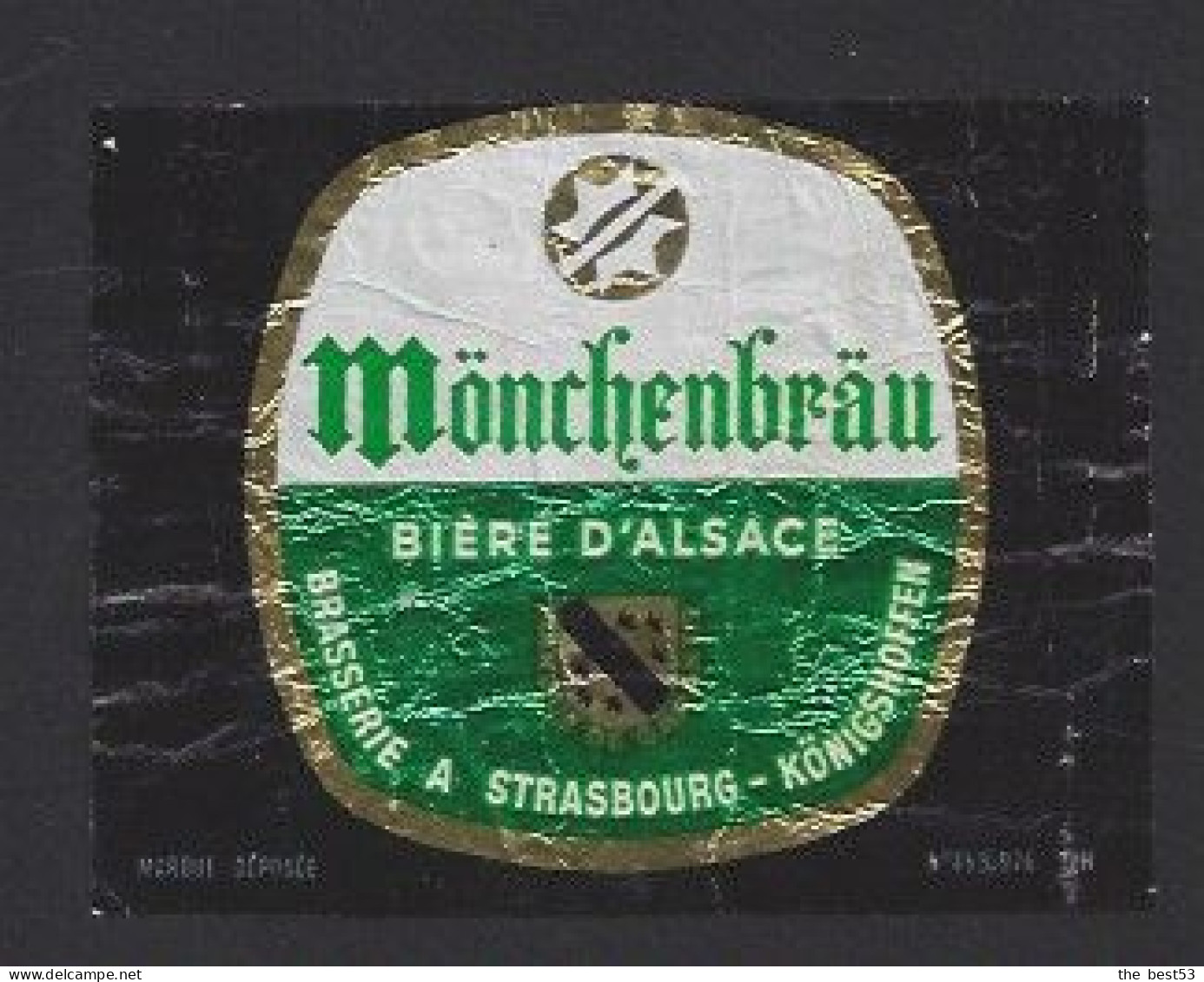 Etiquette De Bière    -  Mönchenbrau  -   Brasserie De La Meuse   à Strasbourg /Königshoffen  (67) - Beer