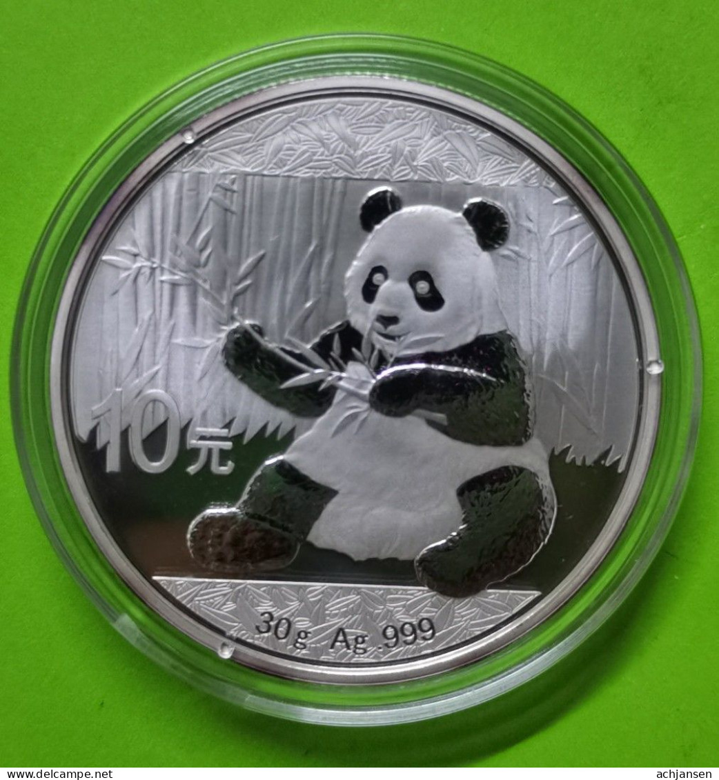 China, 10 Yuan 2015-2017 - Silver Proof - China