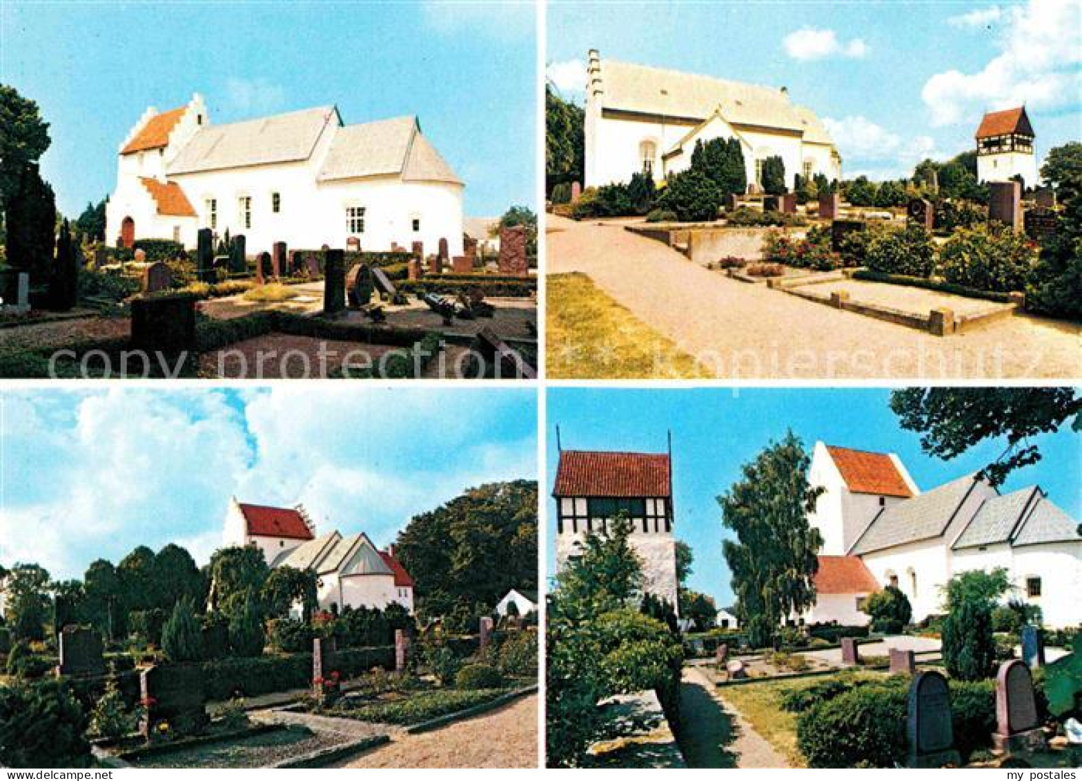 72897912 Bornholm Pedersker Kirke Poulsker Kirke Bodilsker Kirke Ibsker Kirke Bo - Denmark