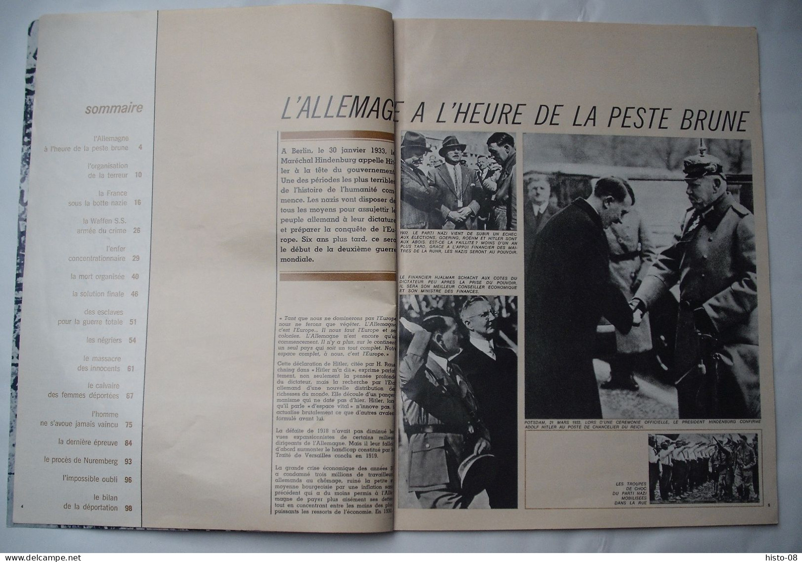 WW II .1939 / 1945 : SHOAH . DEPORTATIONS : L' IMPOSSIBLE OUBLI - POURQUOI . HISTOIRE D' UN CRIME .. 1970 - Weltkrieg 1939-45