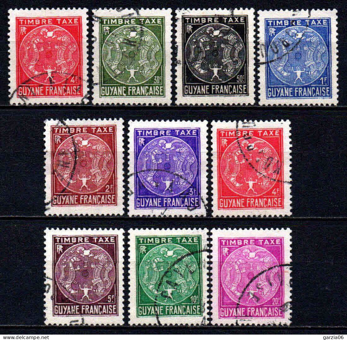 Guyane - 1947 -  Tb Taxe N° 22 à 31 - Oblit - Used - Used Stamps