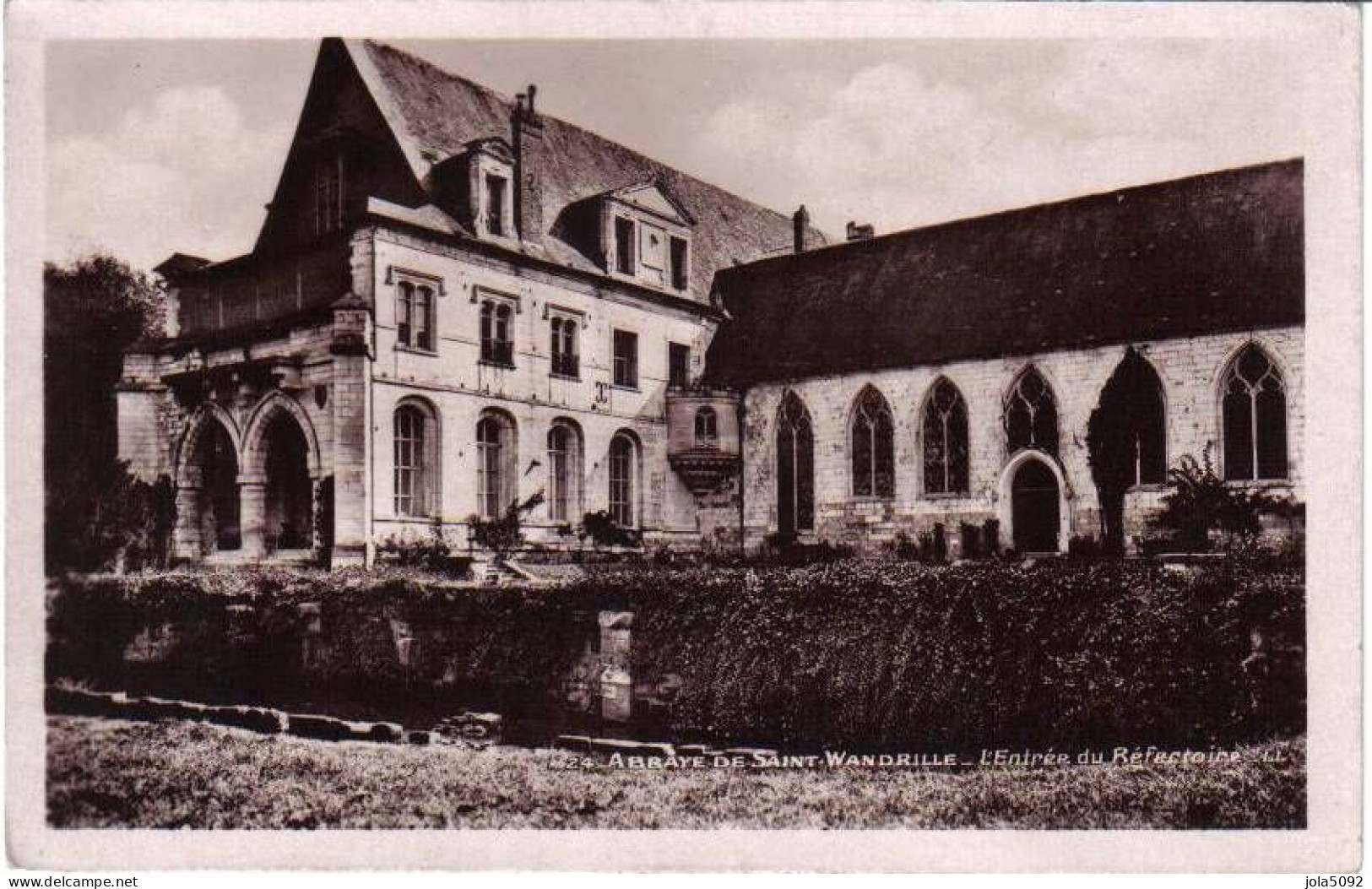 76 - Abbaye De SAINT-WANDRILLE - L'entrée Du Réfectoire - Saint-Wandrille-Rançon