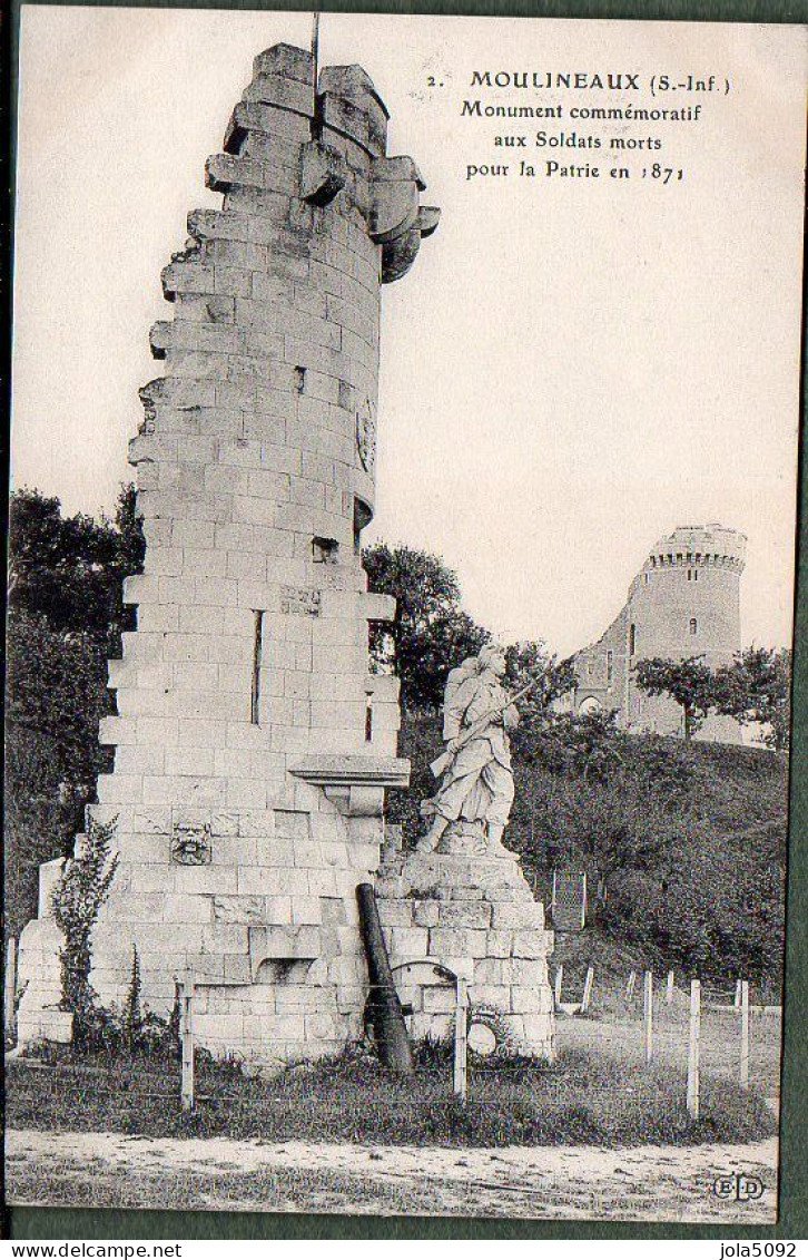 76 - MOULINEAUX - Monument Commémoratif Aux Soldats Morts - Rouen