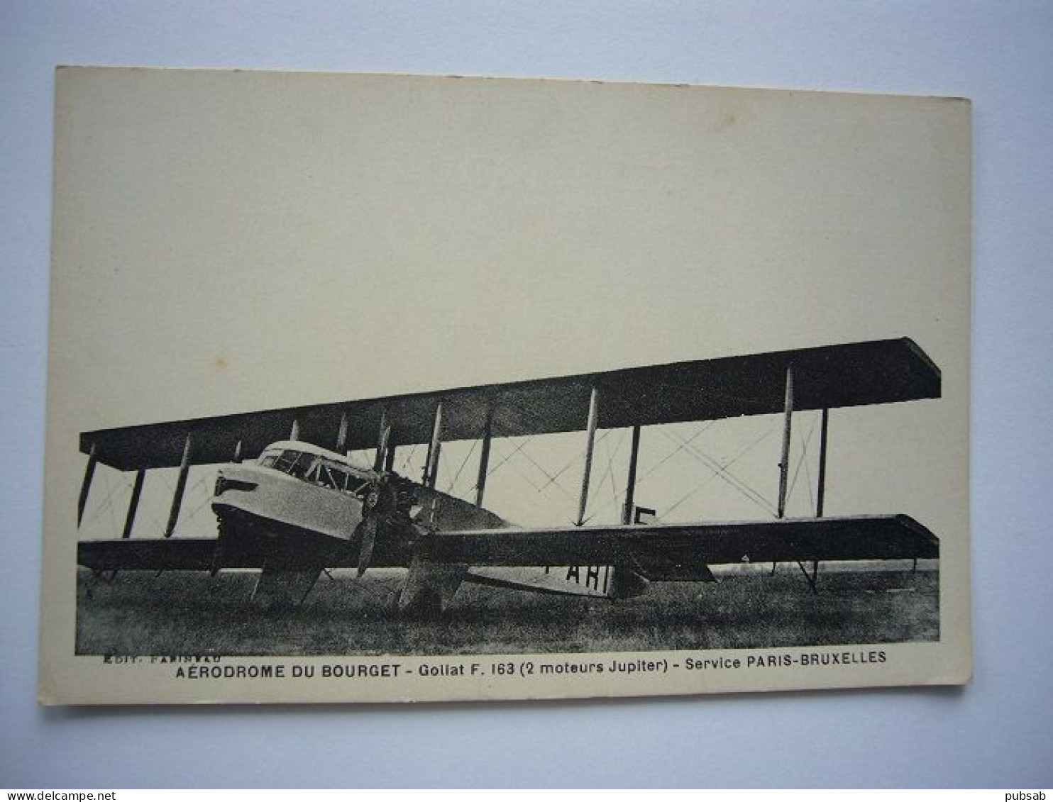Avion / Airplane / AIR UNION / Farman F60 Goliath - 1919-1938: Entre Guerras