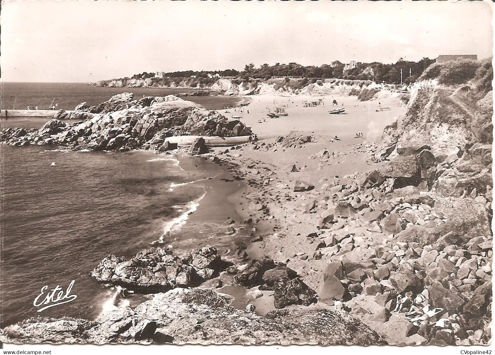 SAINT-MARC-SUR-MER (44) La Plage Et Les Rochers En 1968  CPSM GF - Otros & Sin Clasificación