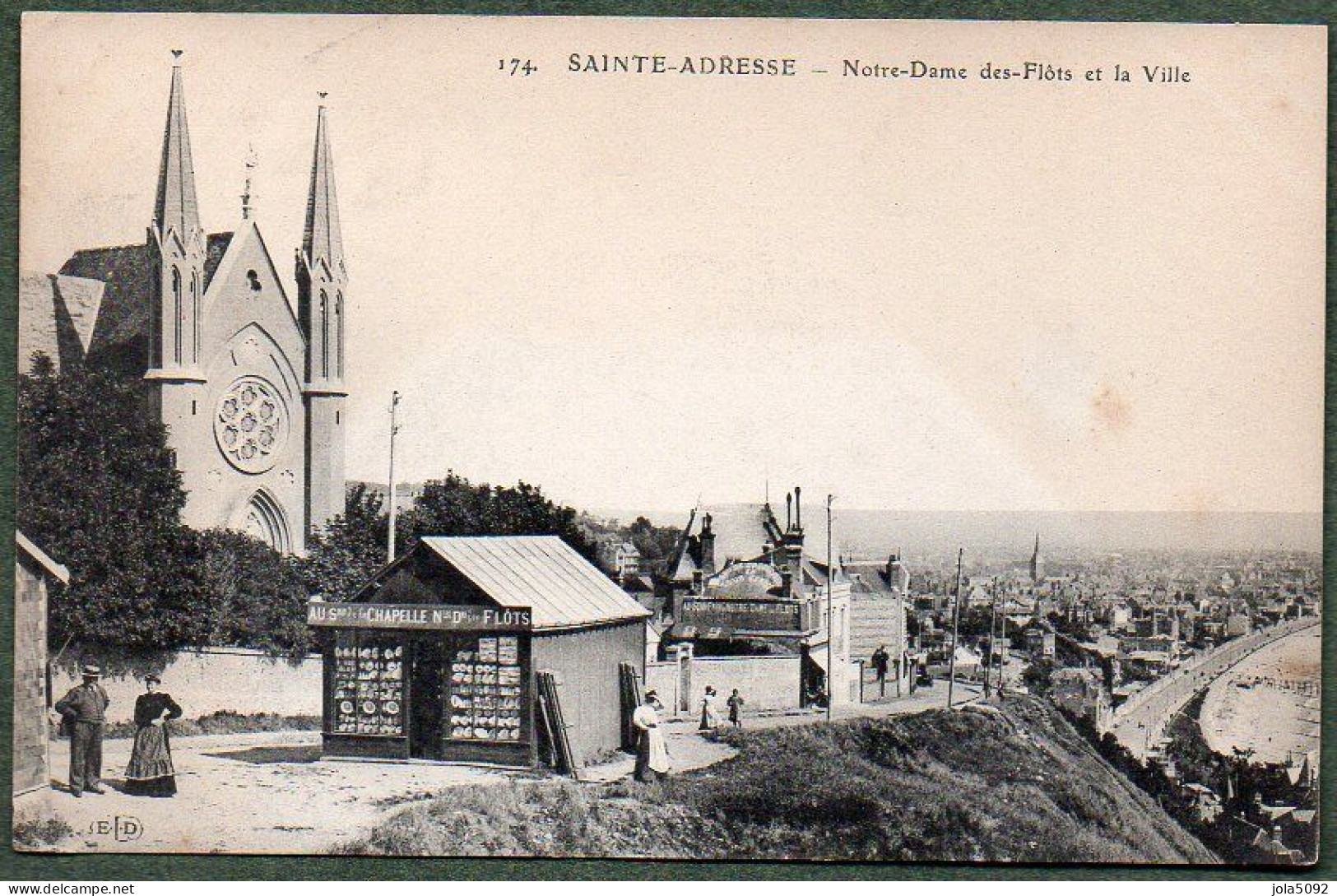 76 - SAINTE-ADRESSE - Notre-Dame Des Flôts Et La Ville - Sainte Adresse