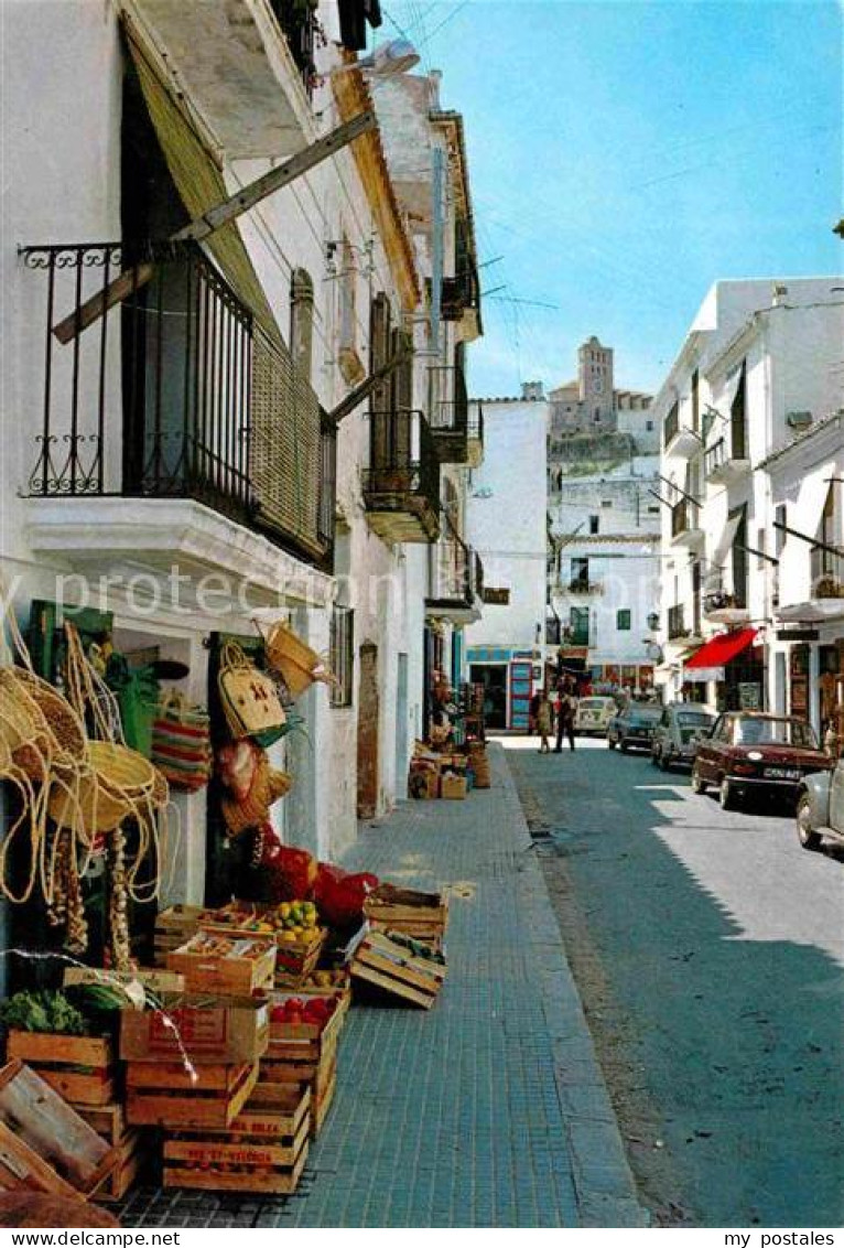 72897426 Ibiza Islas Baleares Ciudad Calle Tipica Ibiza - Autres & Non Classés