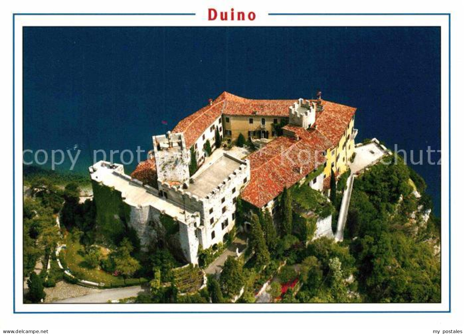 72897409 Duino-Aurisina Schloss Duino Fliegeraufnahme Italien - Otros & Sin Clasificación