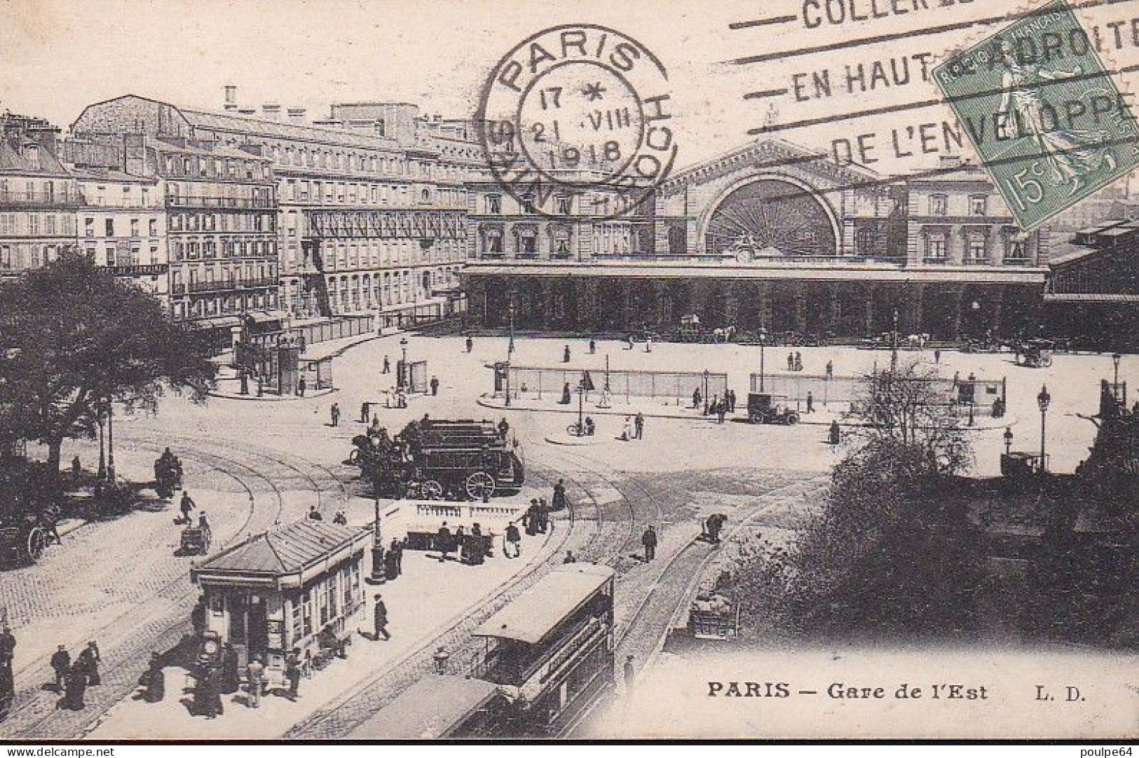La Gare De L' Est : Vue Extérieure - Metropolitana, Stazioni