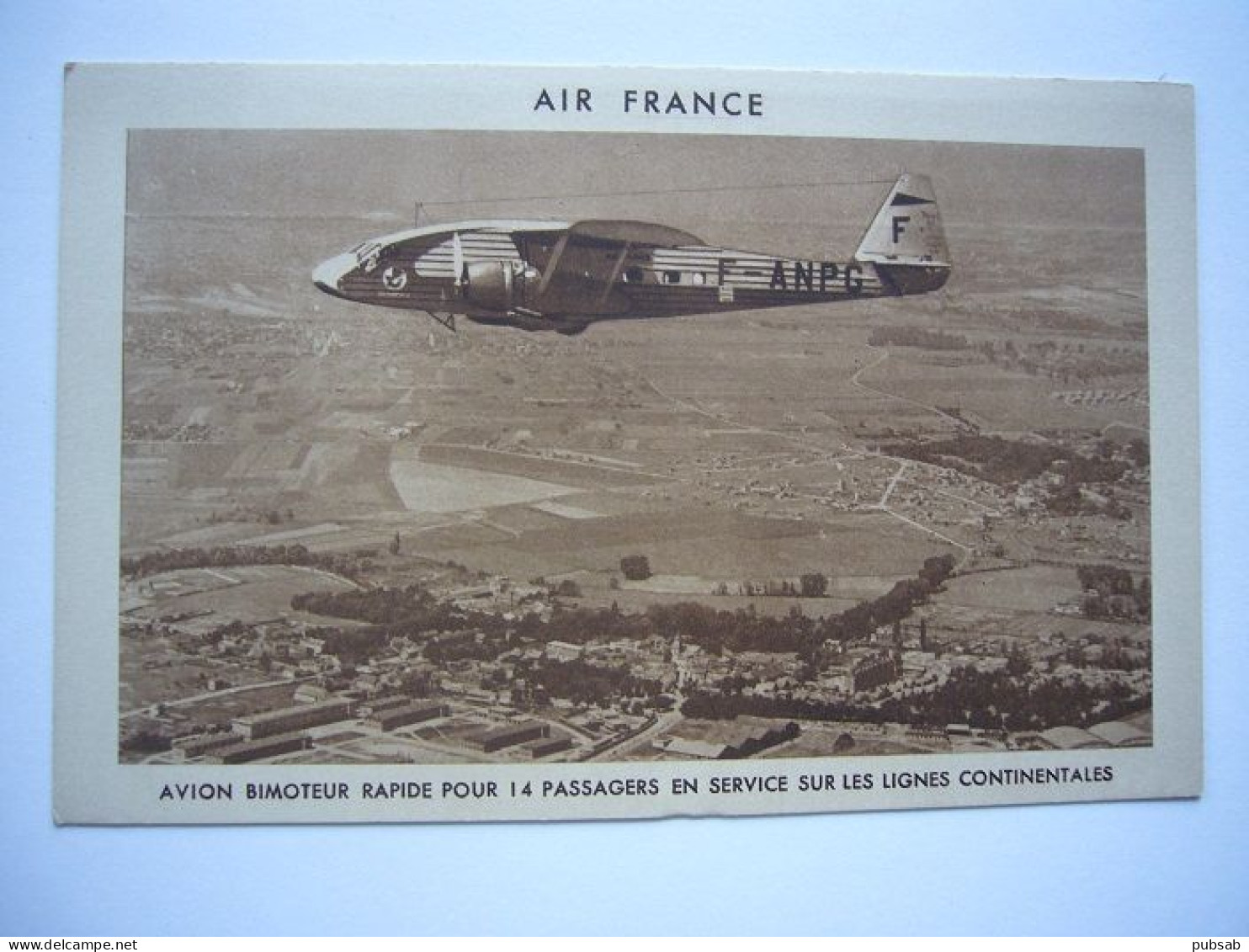 Avion / Airplane / AIR FRANCE / Potez 650 / Airline Issue - 1919-1938: Between Wars