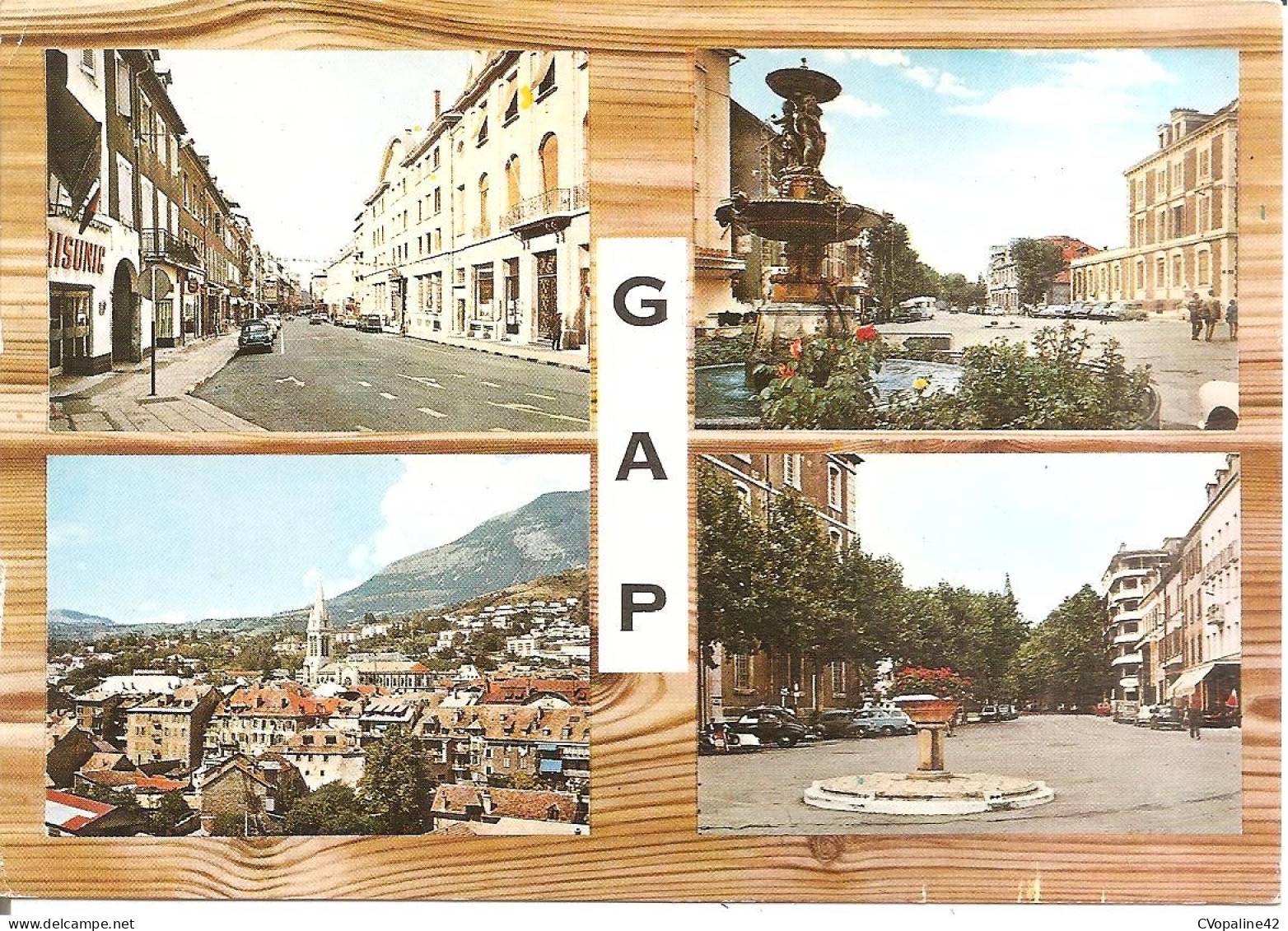 GAP (05) ROUTE DES GRANDES ALPES - Carte Multivues En 1970  CPSM  GF - Gap