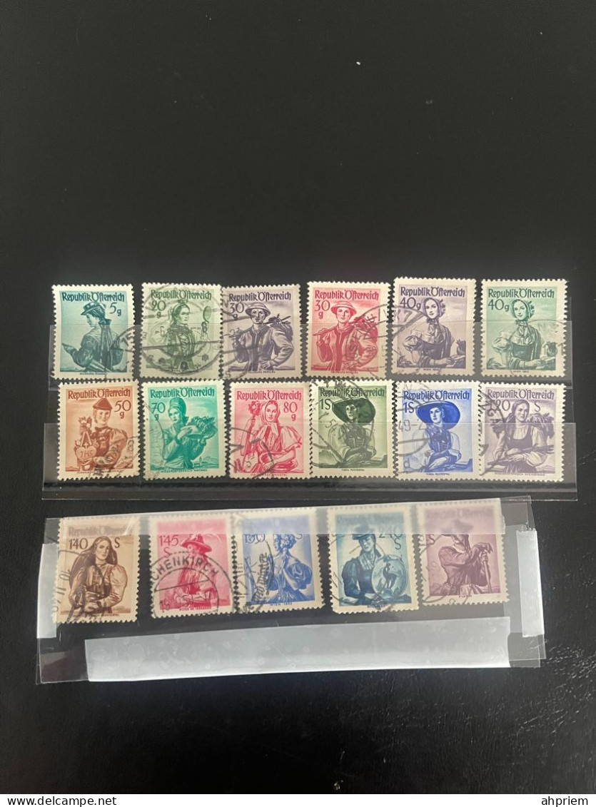 1948-1952 Volkstrachten Verschiedene - Used Stamps