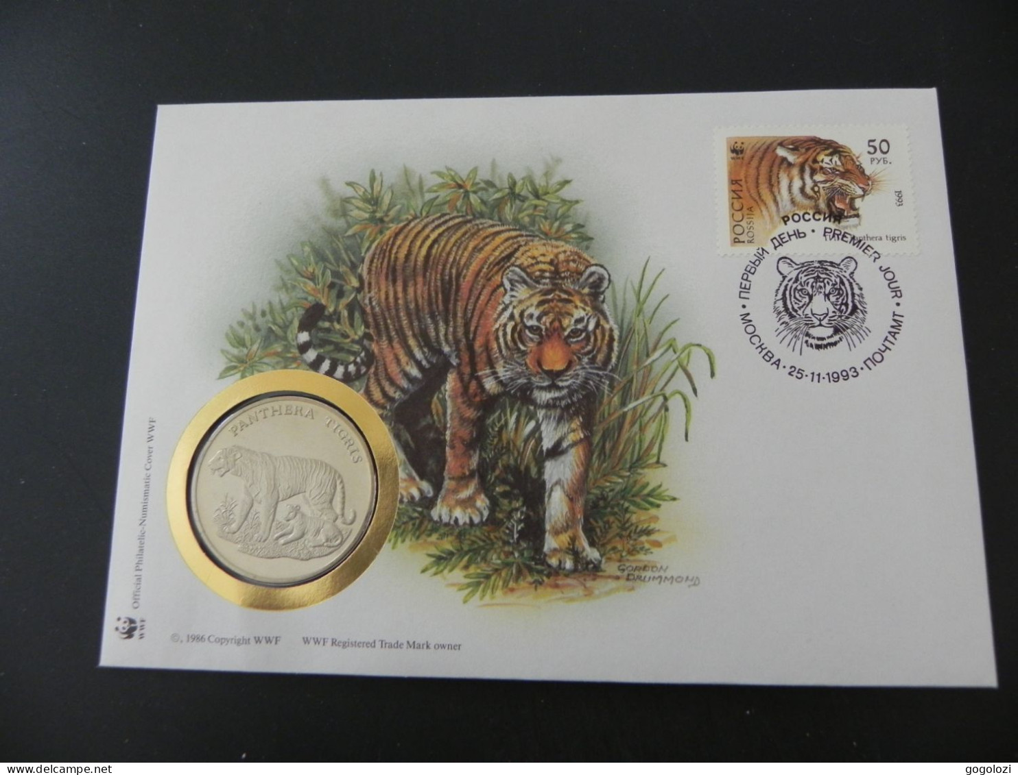 Russia - WWF Tiger 1986 - Numis Letter - Russland