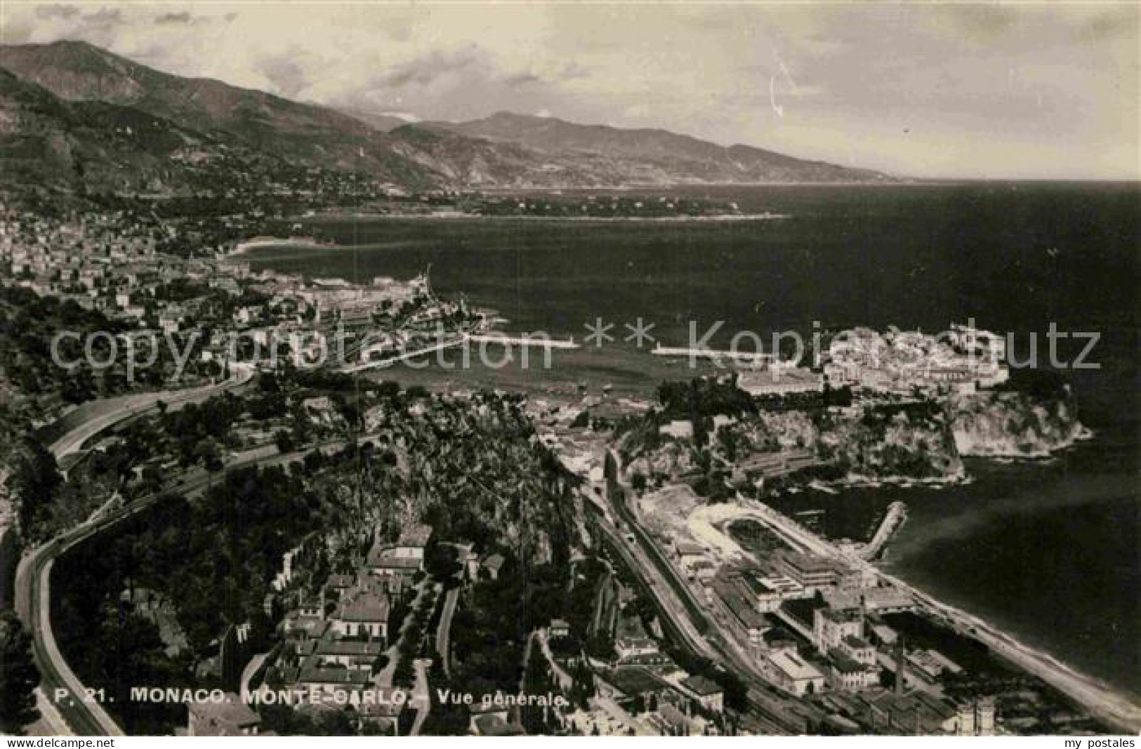 72897190 Monaco Fliegeraufnahme Monaco - Andere & Zonder Classificatie