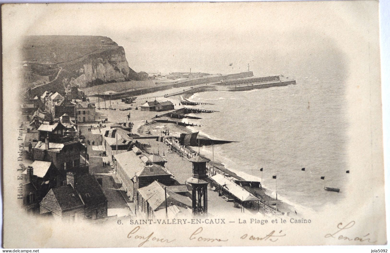 76 - SAINT-VALERY-EN-CAUX - La Plage Et Le Casino - Saint Valery En Caux