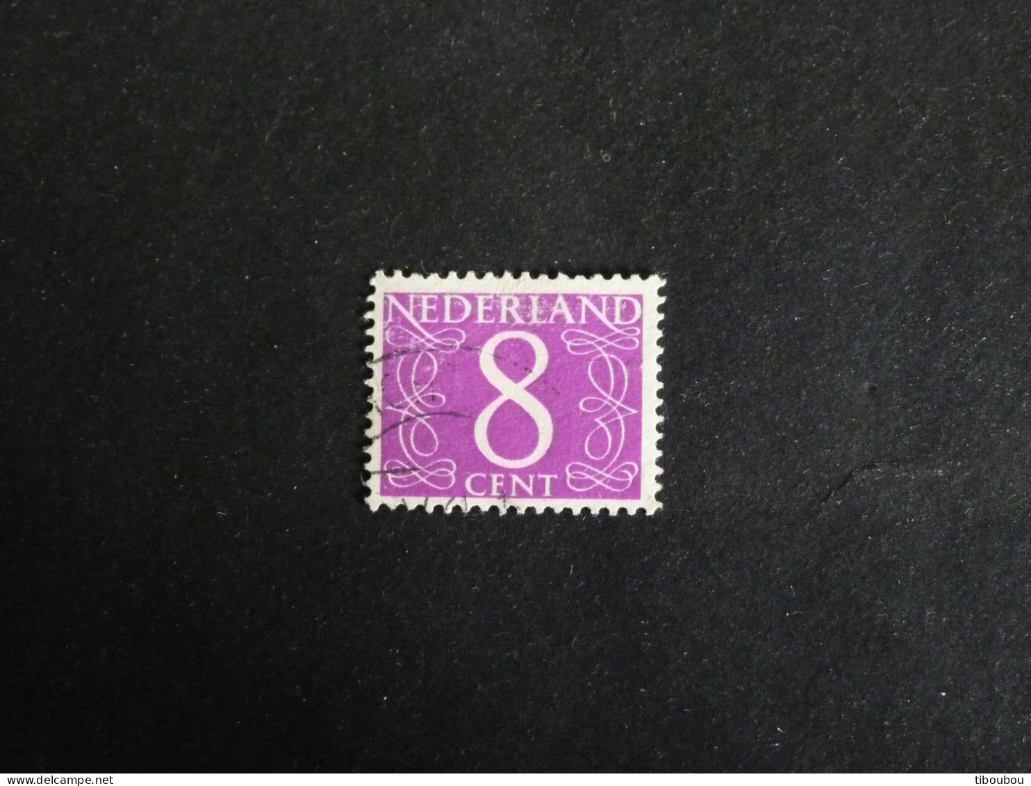 PAYS BAS NEDERLAND YT 612A OBLITERE - CHIFFRE - Used Stamps