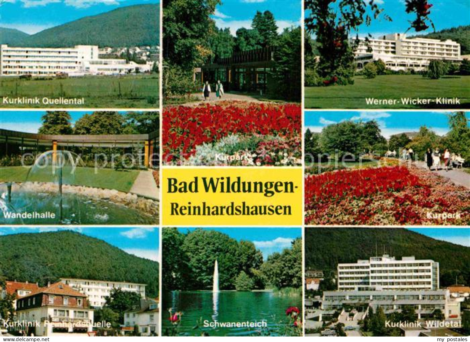 72897075 Bad Wildungen Reinhardshausen Kurklinik Quellental Wandelhalle Wildetal - Bad Wildungen