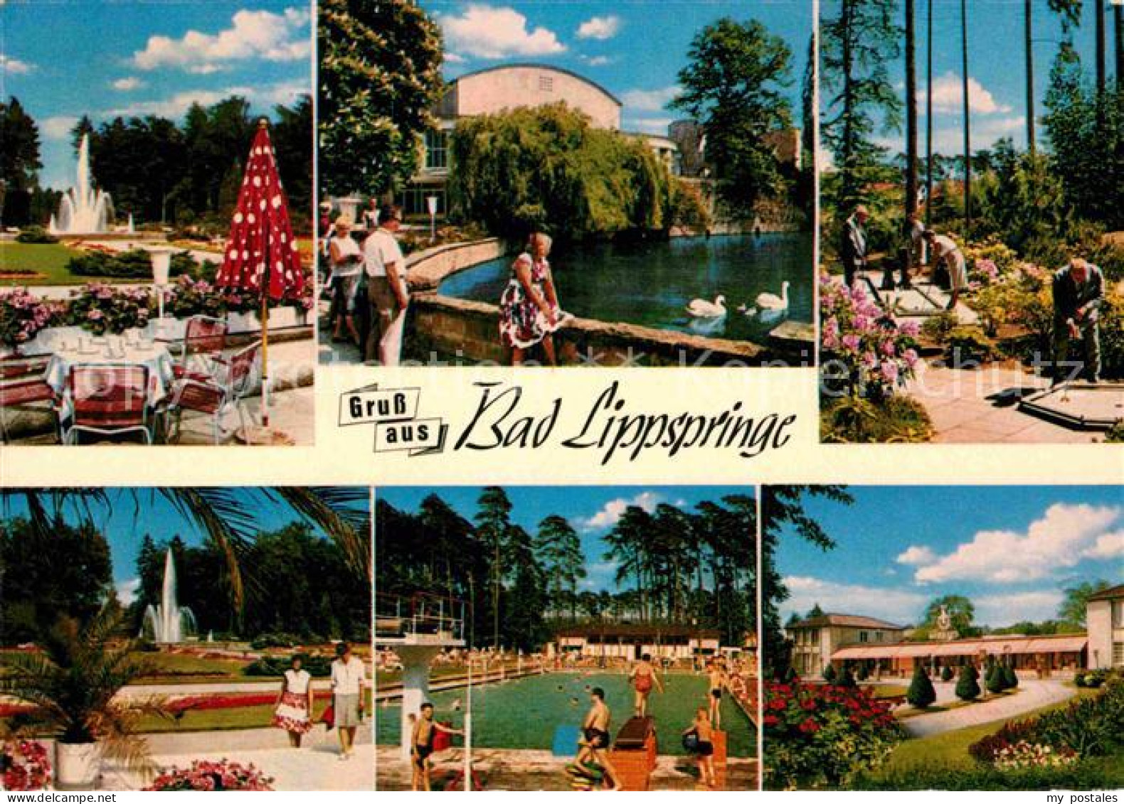 72897073 Bad Lippspringe Kurgarten Schwimmbad Bad Lippspringe - Bad Lippspringe