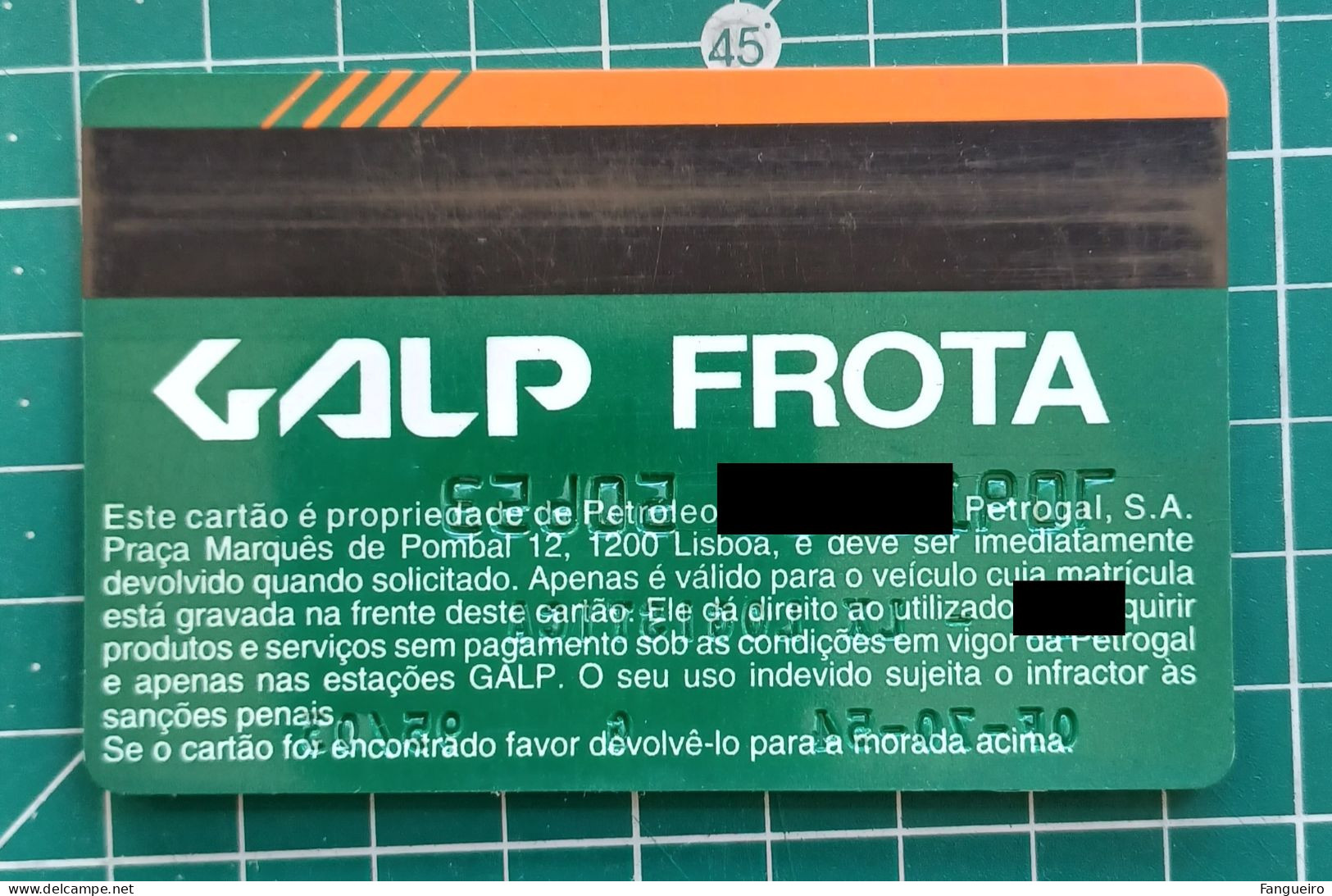 PORTUGAL GENERIC CARD FUEL COMPANY GALP - Sonstige & Ohne Zuordnung