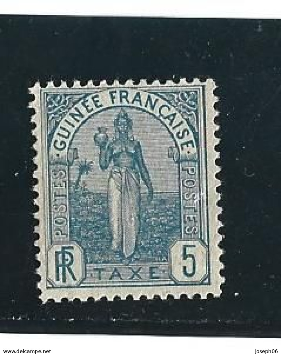 GUINEE   1905  Taxe   Y.T. N° 1  à  7  Incomplet  NEUF* - Unused Stamps