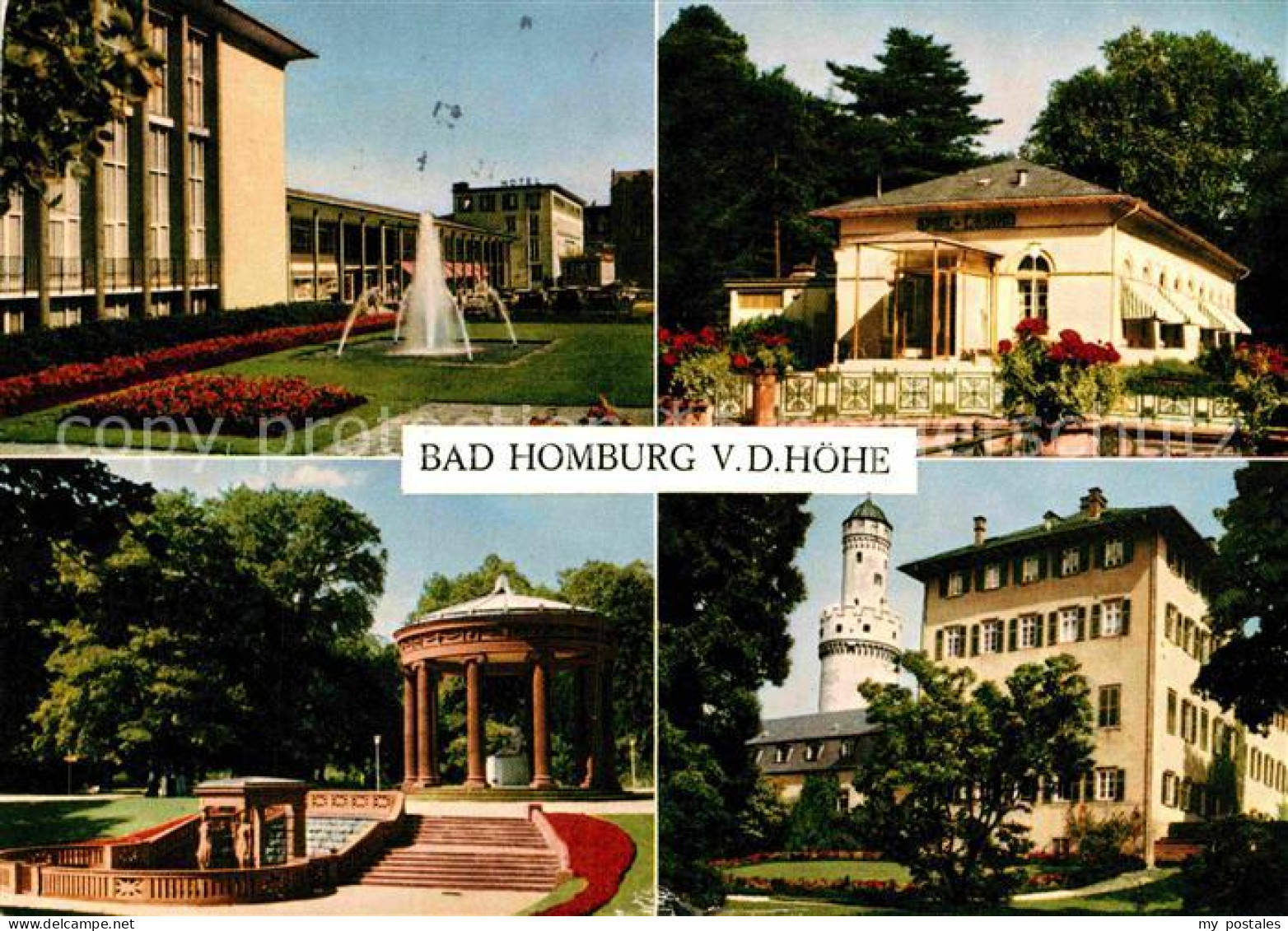 72897037 Bad Homburg Kurklinik Wandelhalle Trinkhalle Springbrunnen  Bad Homburg - Bad Homburg