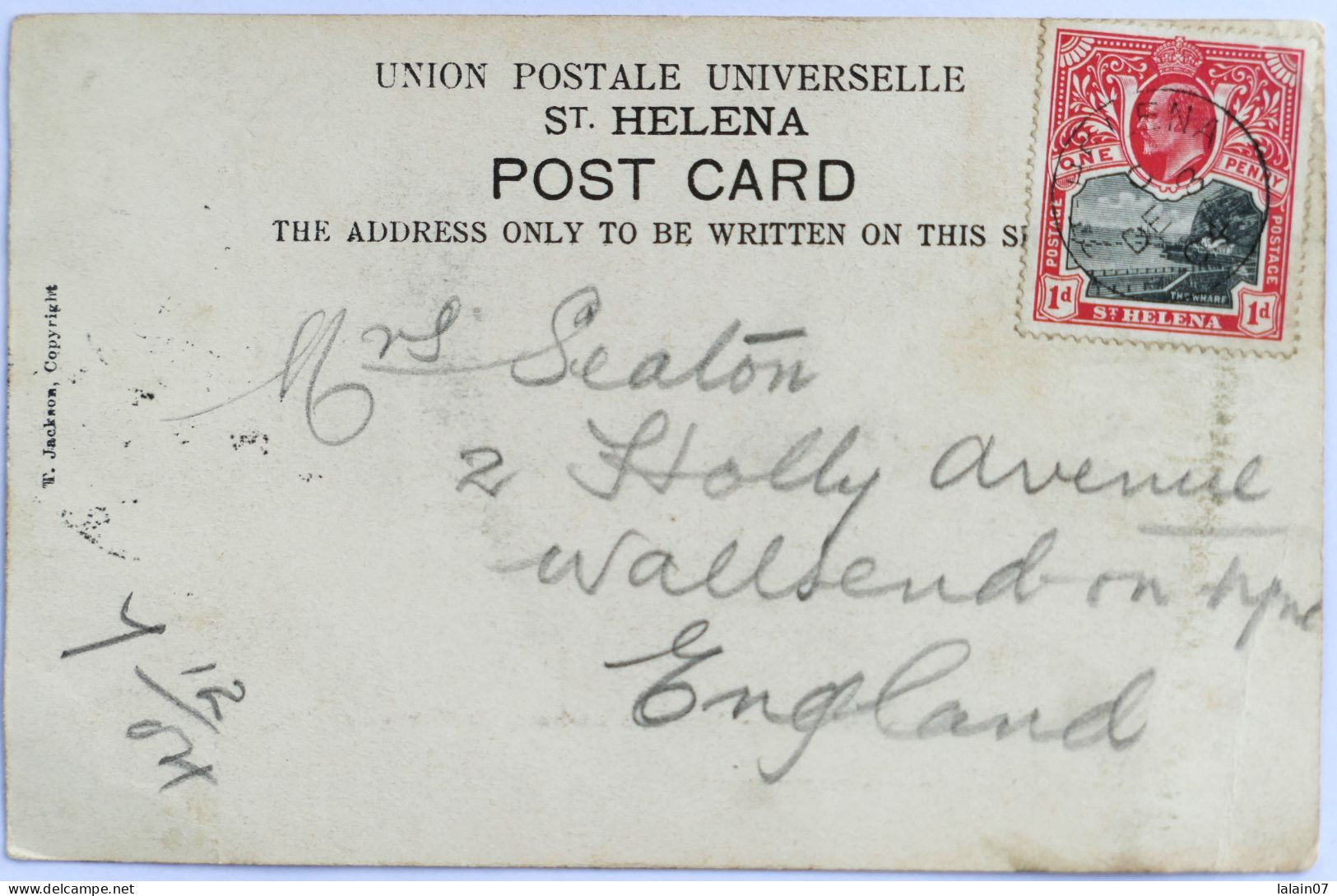 C. P. A. : SAINT HELENE : St. Helena : Longwood House, Napoleon's Residence, Stamp In 1904 - Sainte-Hélène