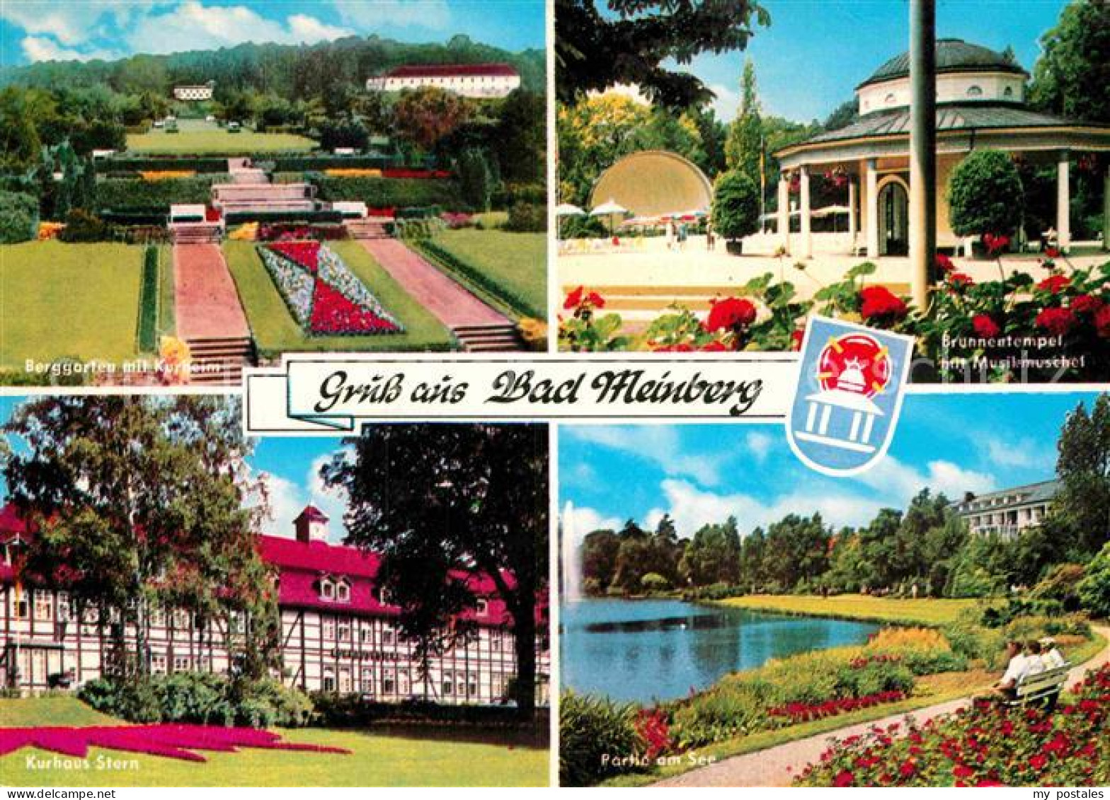 72897007 Bad Meinberg Kurhaus Stern Berggarten Kurheim Brunnentempel Musikmusche - Bad Meinberg