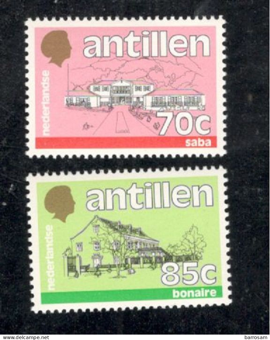 NETHERLANDS ANTILLES.....1988   Michel 630-1 Mnh** - Curacao, Netherlands Antilles, Aruba