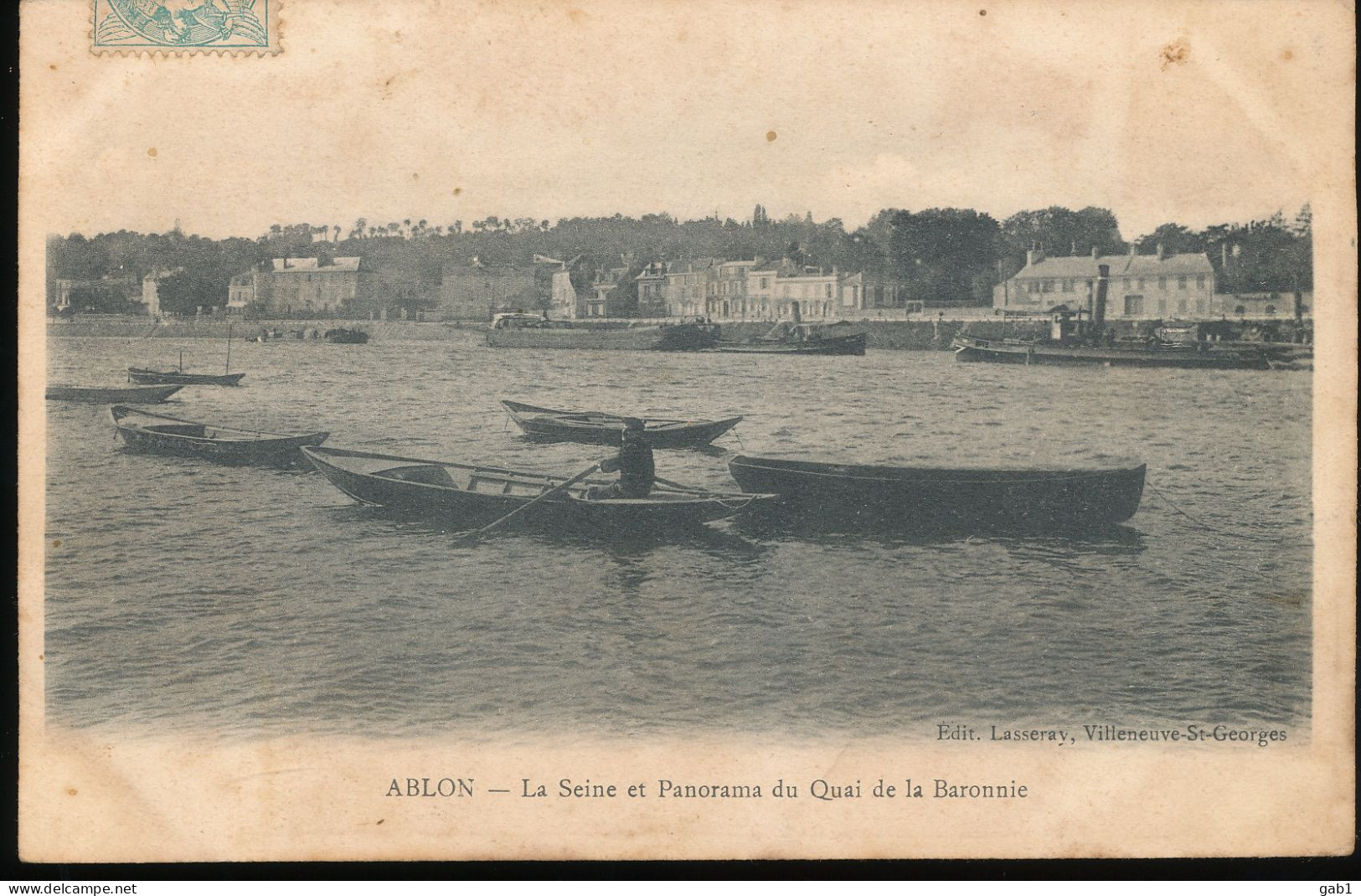 94 --- Ablon -- La Seine Et Panorama Du Quai De La Baronnie - Ablon Sur Seine