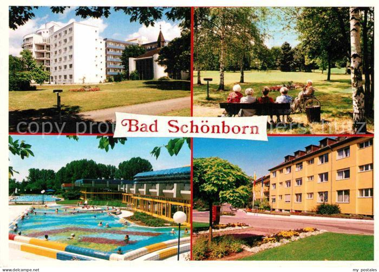 72897001 Bad Schoenborn Kurklinik Schwimmbad  Bad Schoenborn - Bad Schönborn