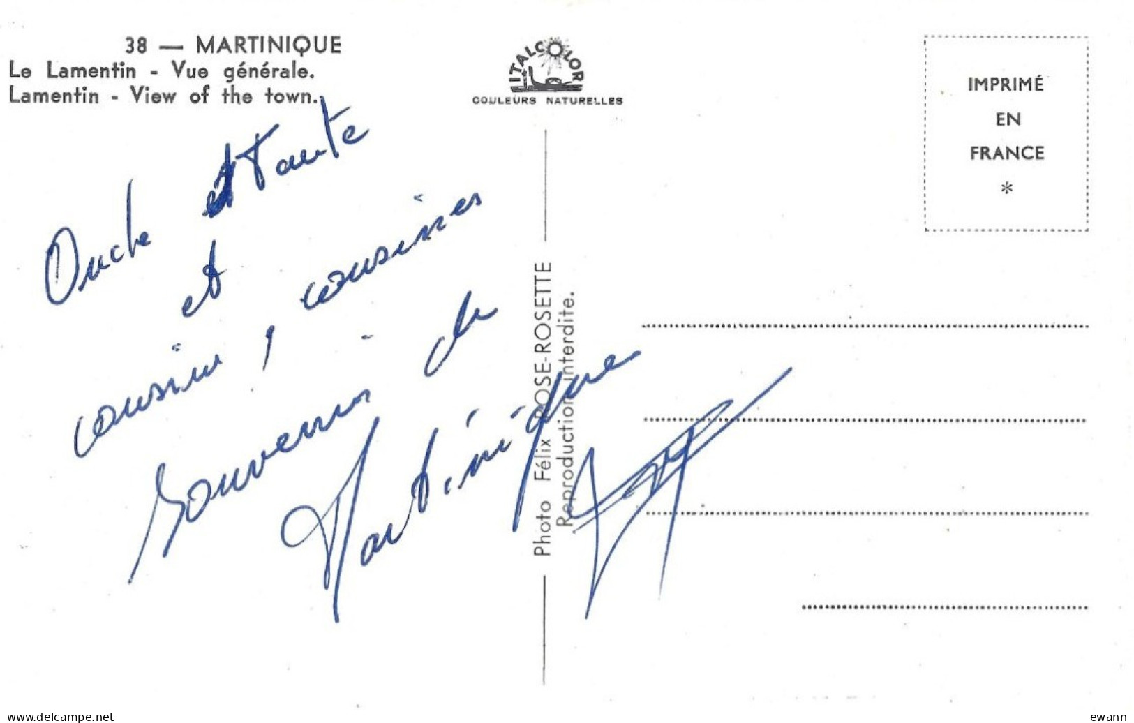 Carte Postale - Martinique - Le Lamantin - Vue Générale - Other & Unclassified