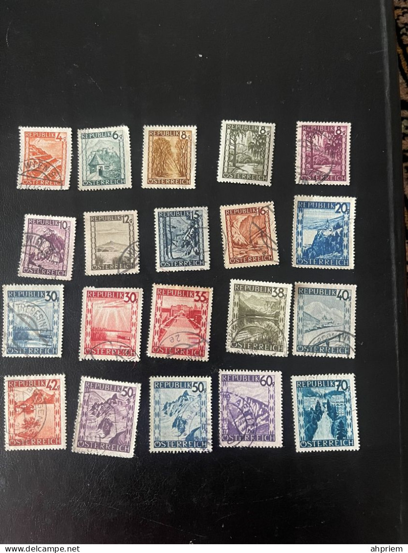 1945 Landschaftsbilder - Used Stamps